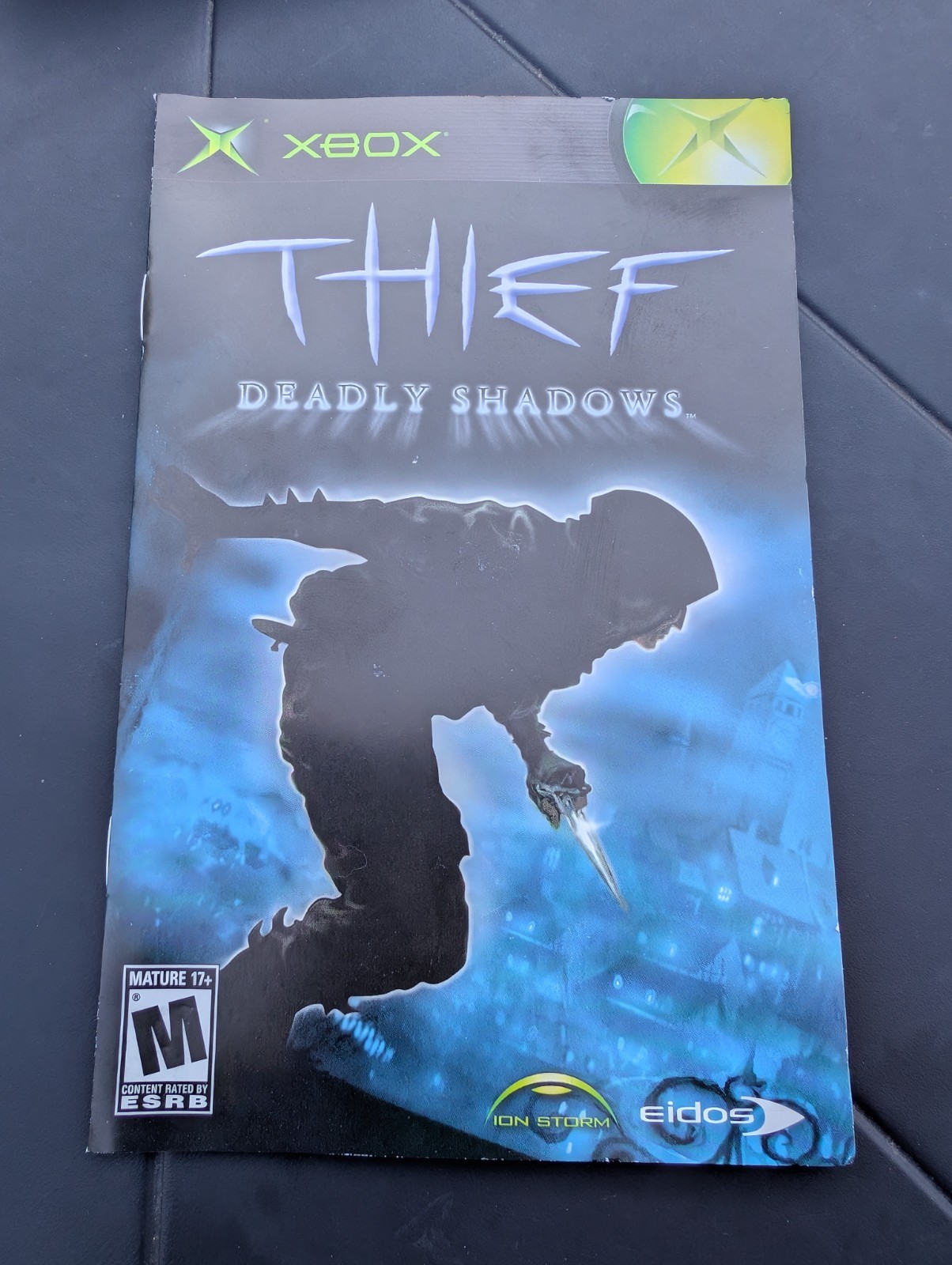 Thief: Deadly Shadows (Microsoft Xbox, 2004) With Manual Tested Works Great