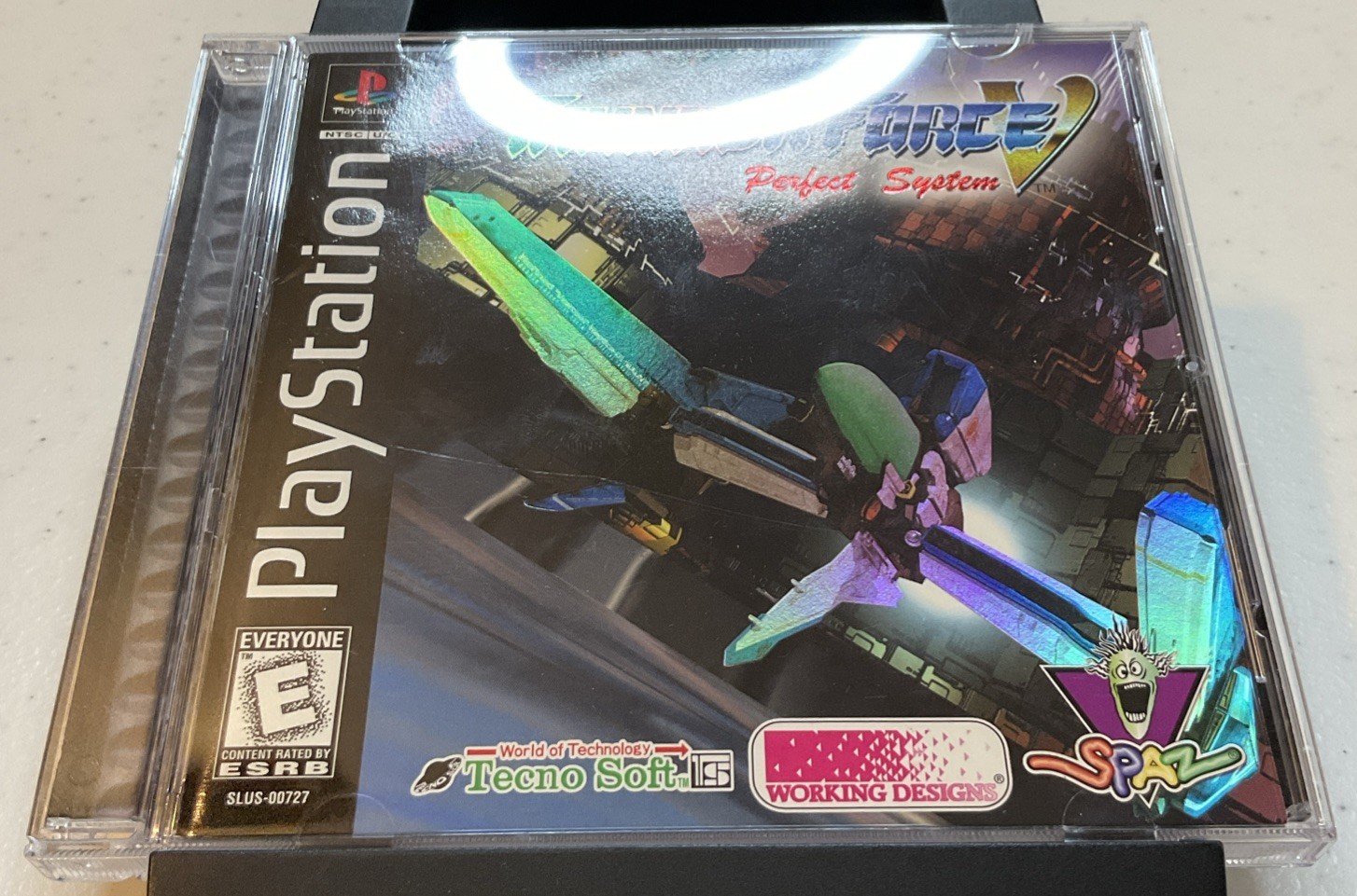 Thunder Force V: Perfect System (Sony PlayStation 1, 1998) Complete!