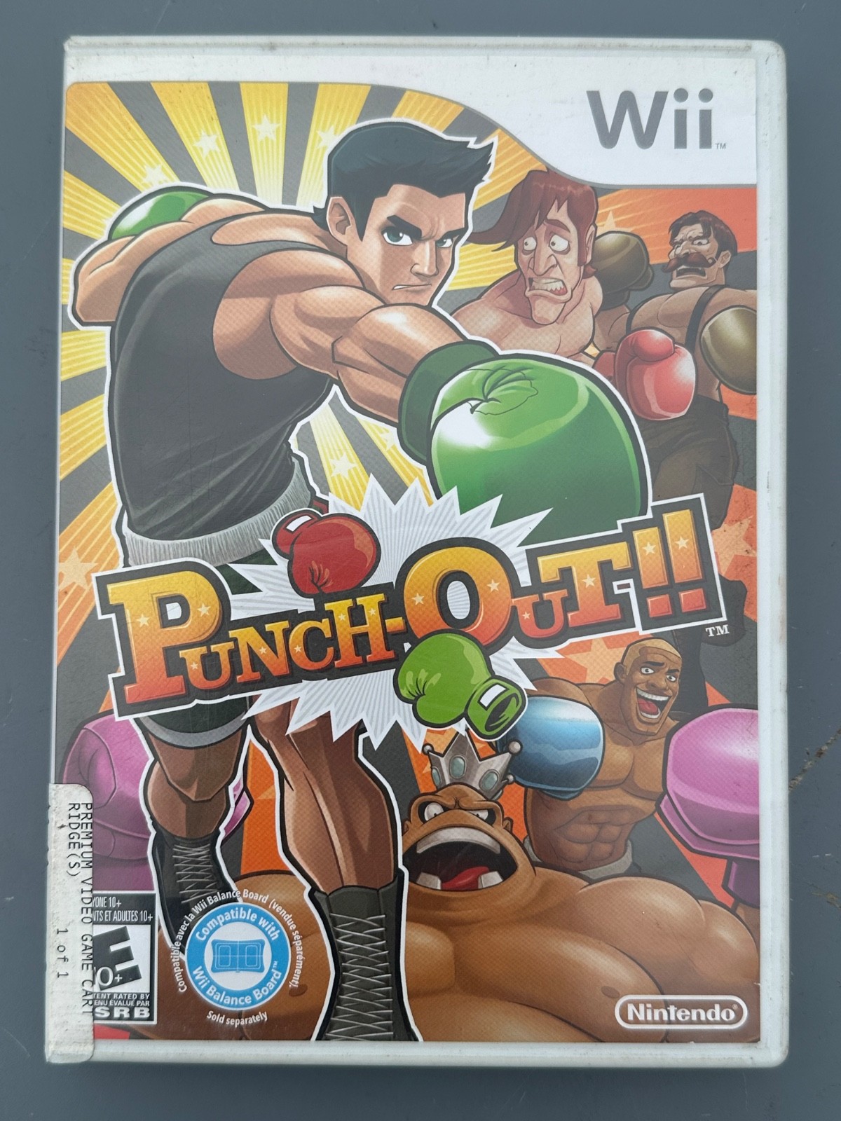 Punch-Out!! Nintendo Wii Complete CIB Tested Authentic Little Mac Boxing Game