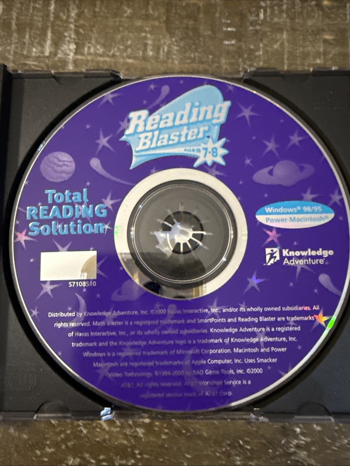 Reading Blaster Ages 7-8 Computer PC Game