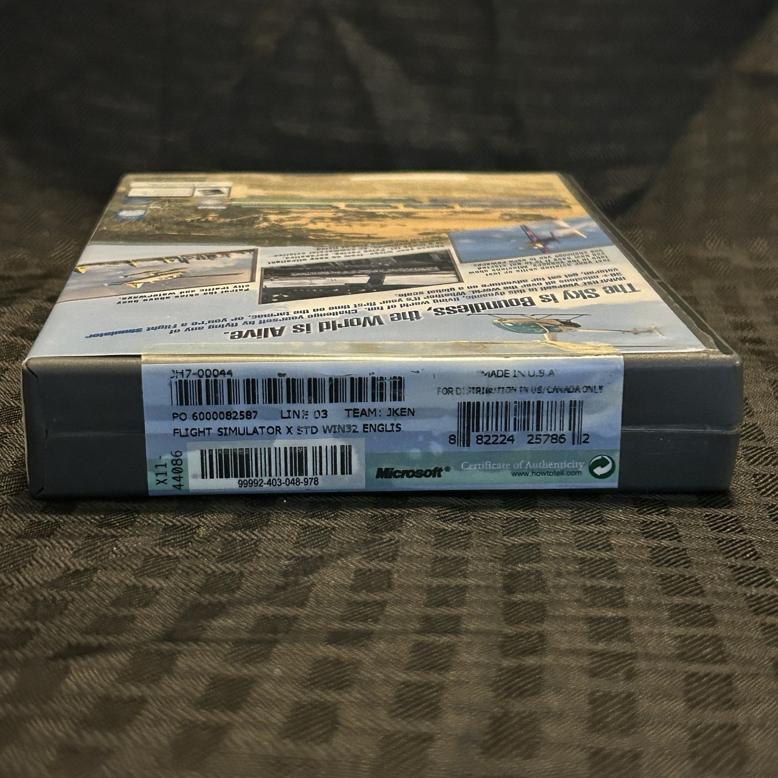 Microsoft Flight Simulator X PC DVD ROM 2006 New Sealed With Slip Cover