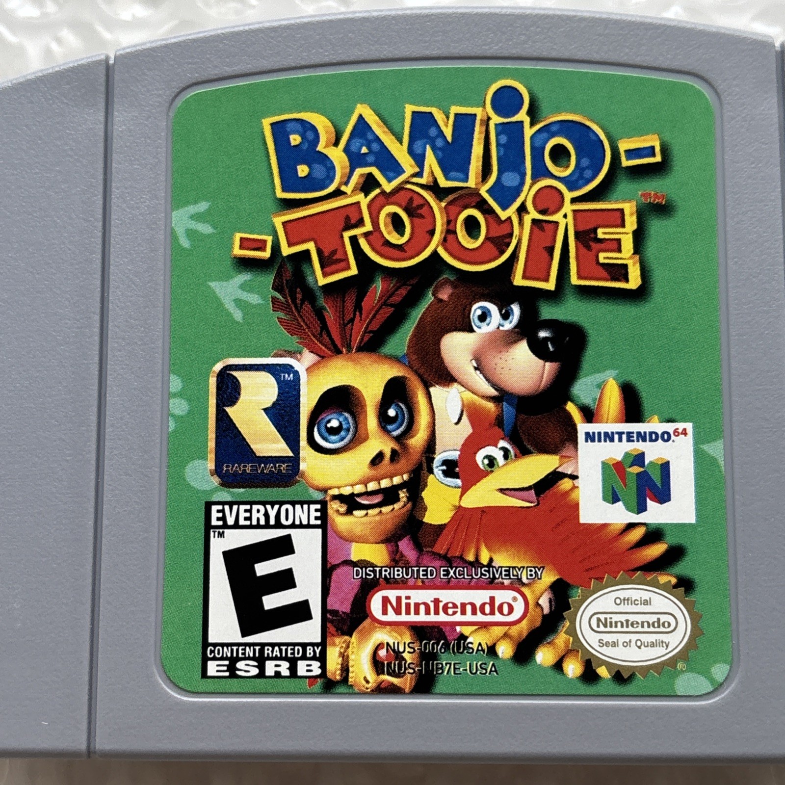 Banjo-Tooie + Banjo Kazooie Nintendo 64 N64 Blockbuster Authentic Rental Carts