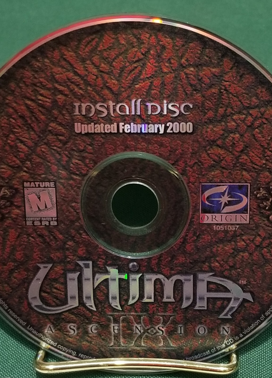 Ultima IX: Ascension (PC 2000) 2 Disc Set – Discs Only Tested