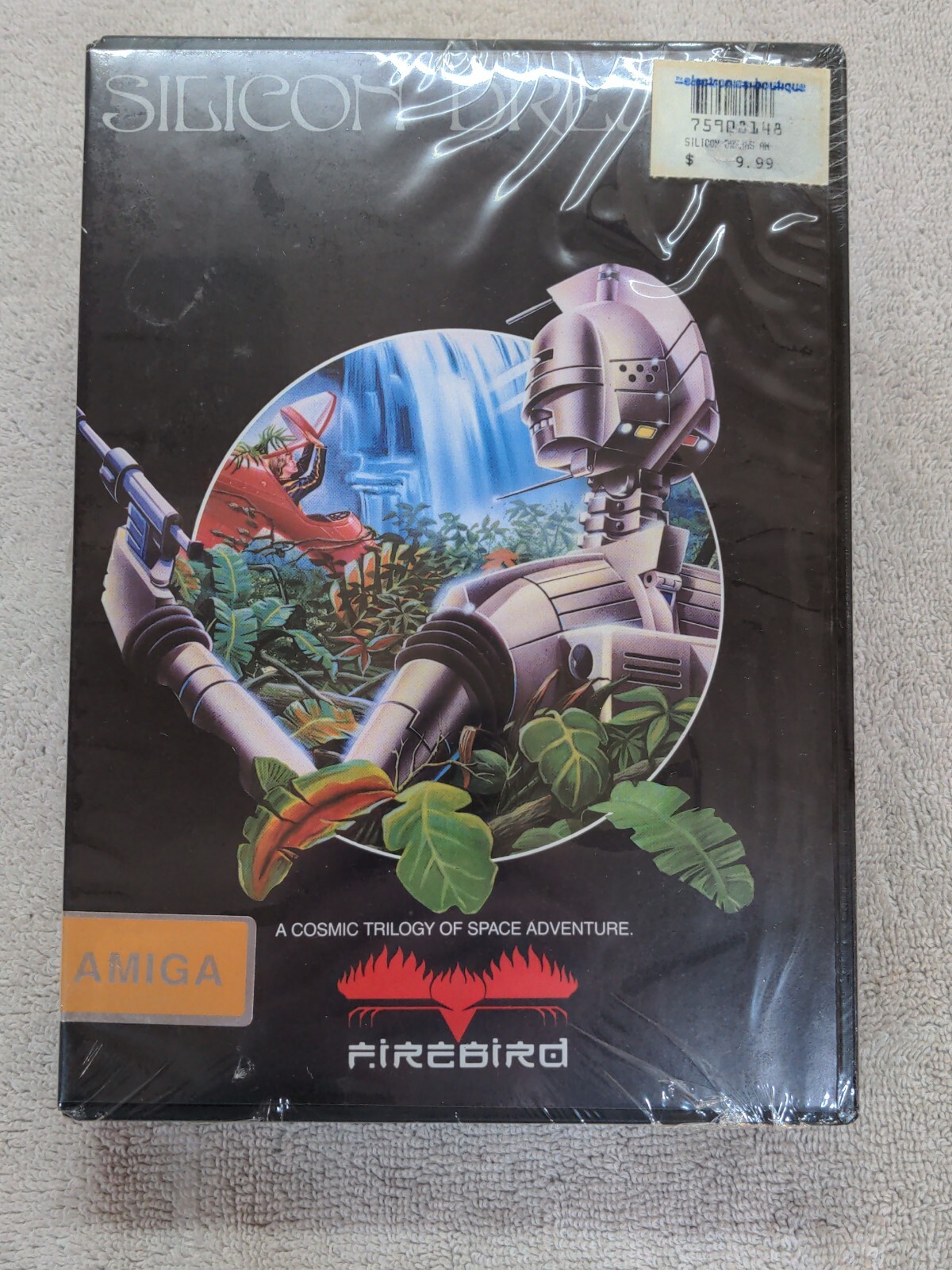 NEW Silicon Dreams Firebird 1986 Amiga Game Big Box SEALED Snowball Return Eden