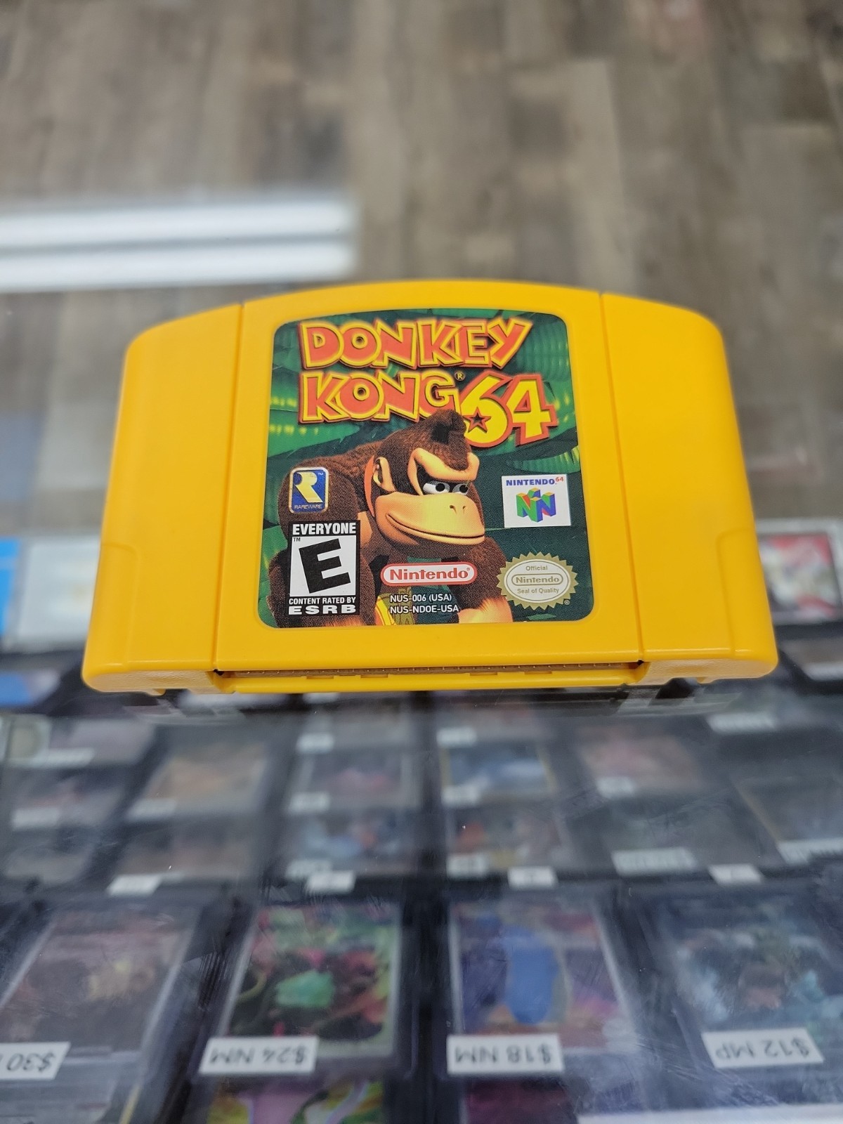 Nintendo’s Donkey Kong 64 Video Game Cartridge for the N64 Console