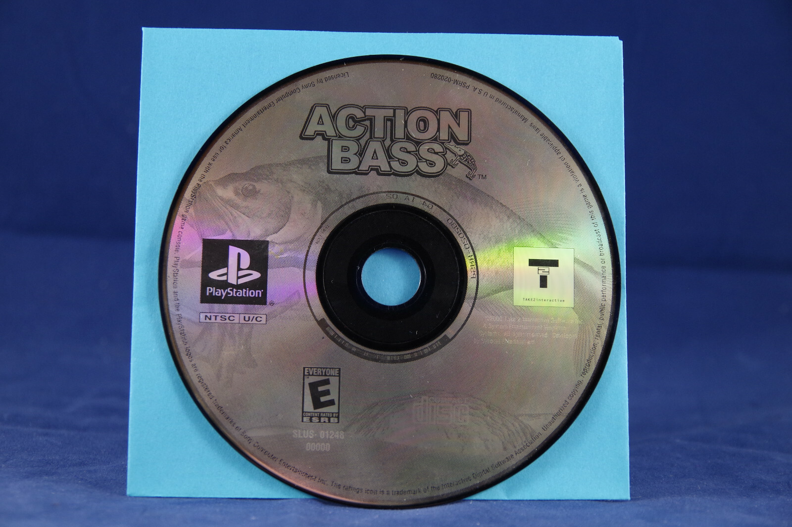 Action Bass (Sony PlayStation 1, 2000) DISC ONLY – PLAY TESTED