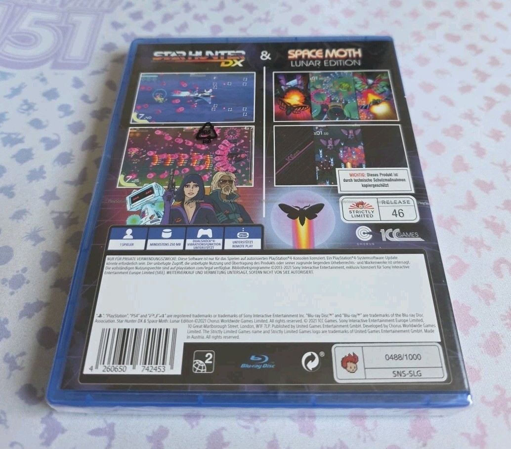 Star Hunter DX & Space Moth: Lunar Edition (PS4) – With Exclusive Postcard – OOP