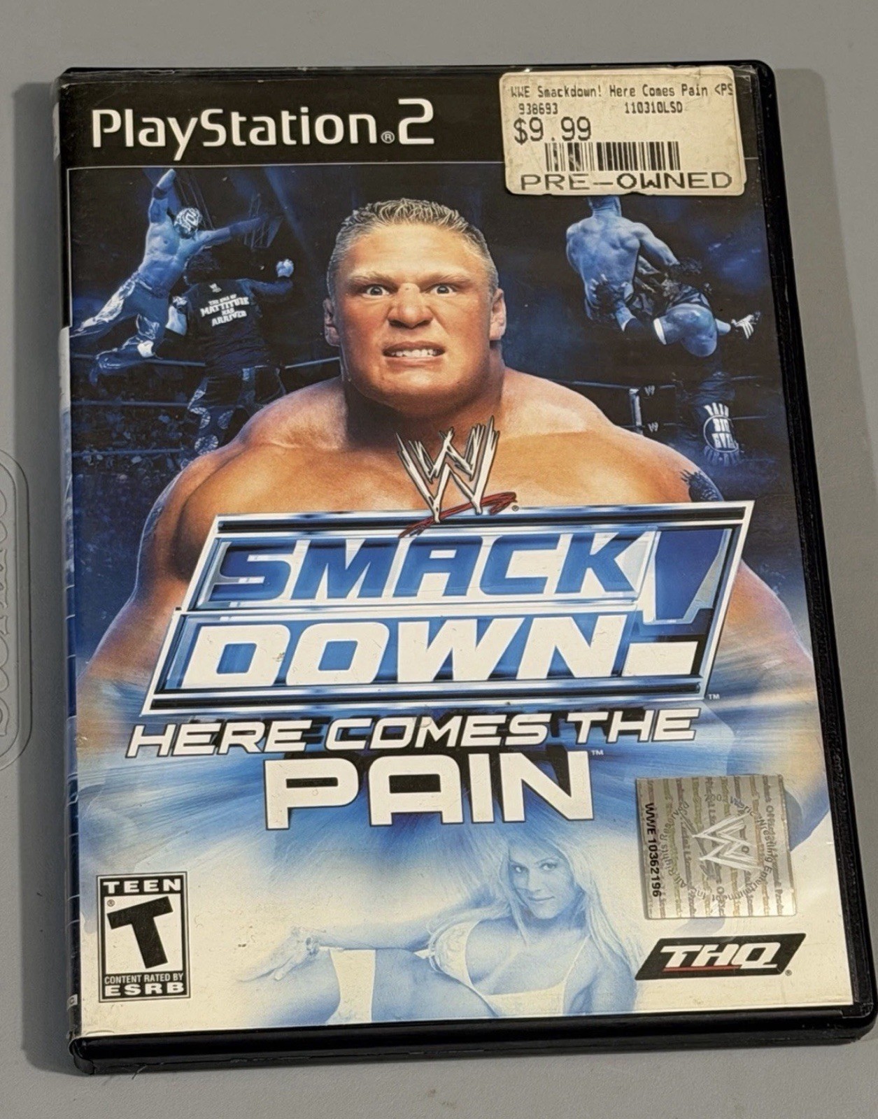 WWE SmackDown! Here Comes The Pain Sony PlayStation 2 PS2 No Manual Tested