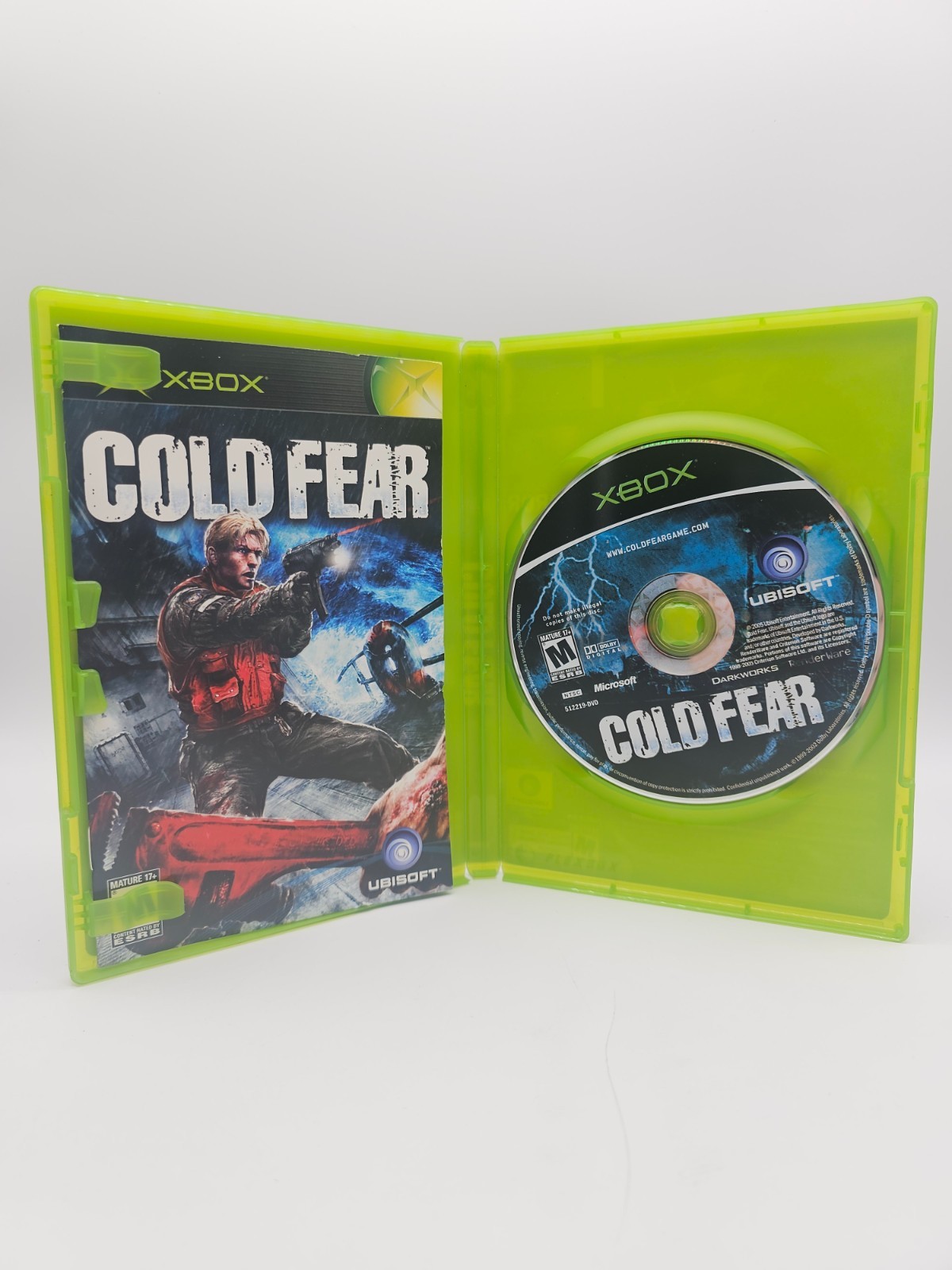 Cold Fear (Microsoft Xbox, 2005 Ubisoft) CIB /w Reg Complete Survival Horror