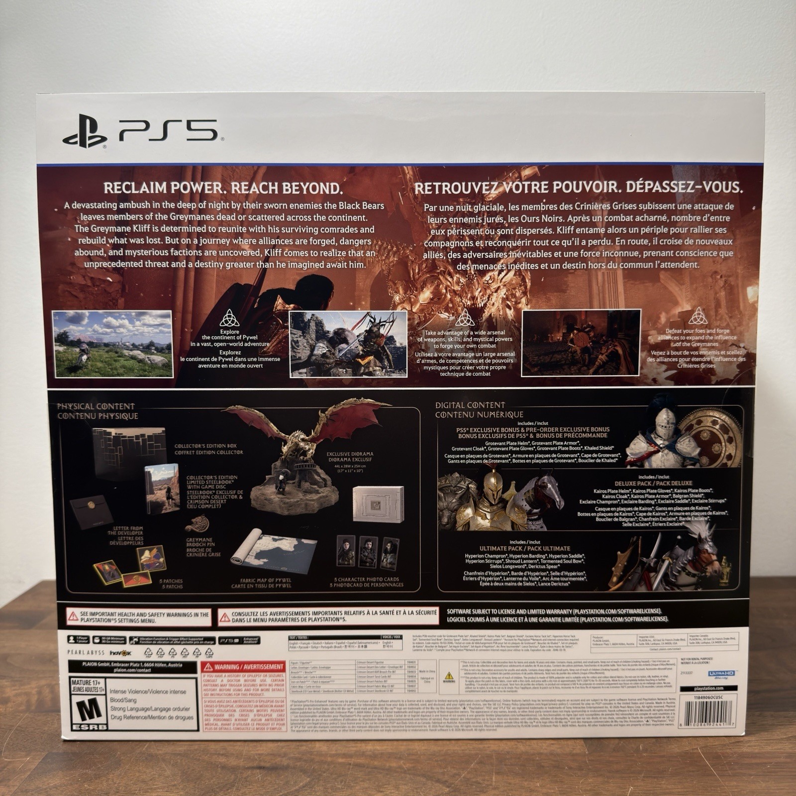 Crimson Desert: Amazon Collector’s Edition PlayStation 5 – NEW – SHIPS TODAY