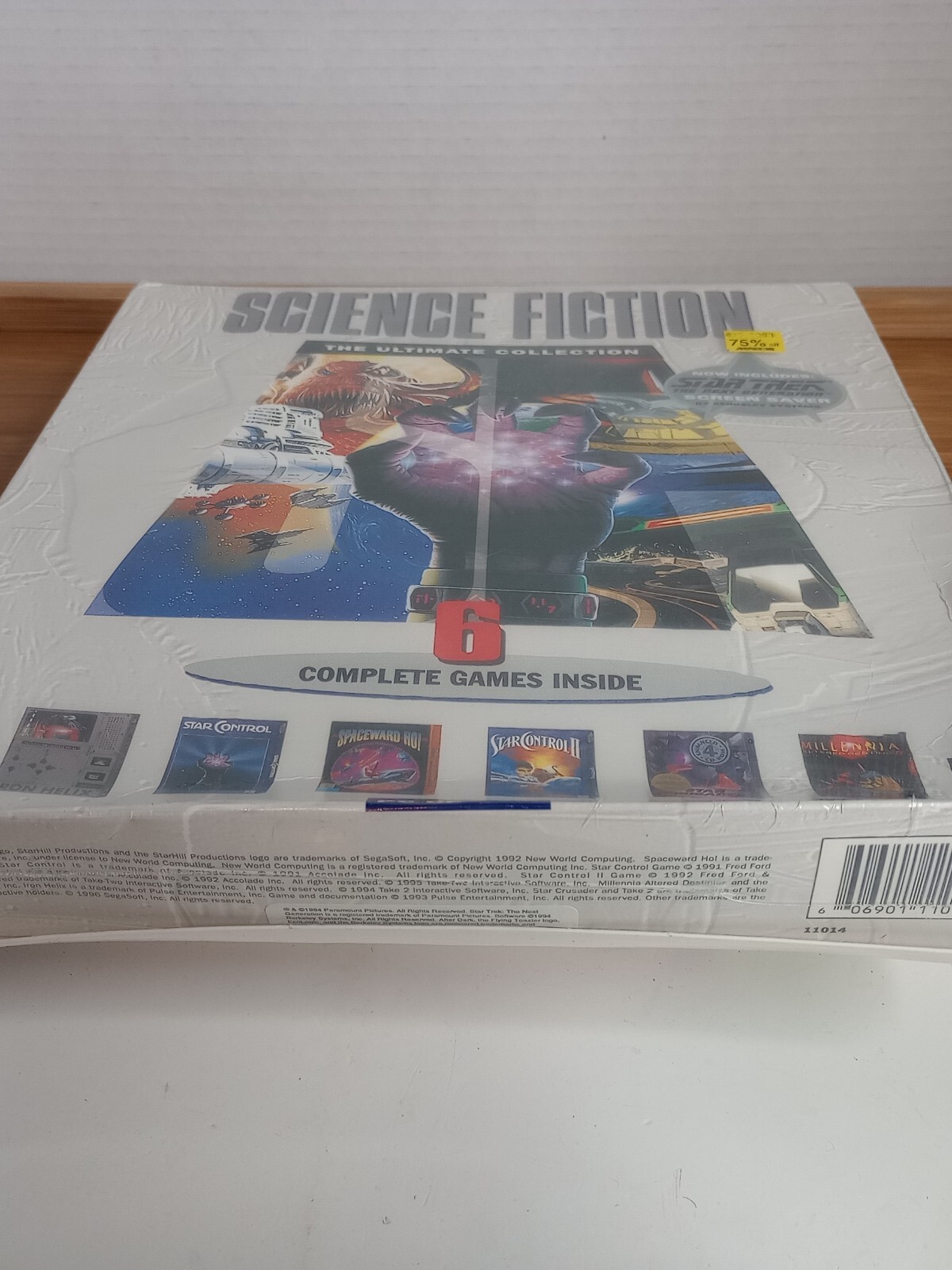 Science Fiction The Ultimate Collection – 6 NOS PC Games. Sealed. Vintage