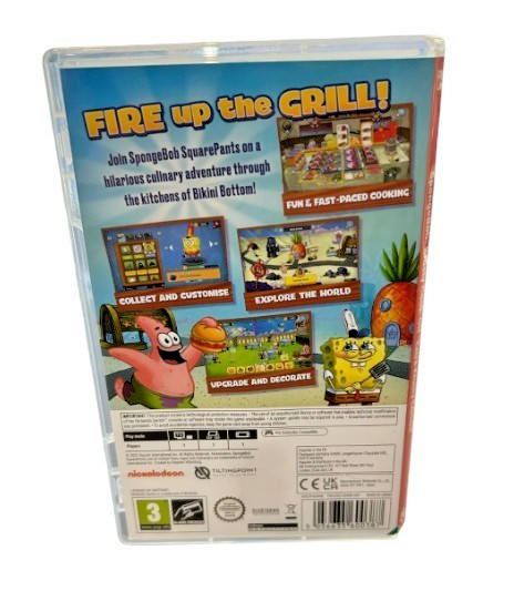 Spongebob Squarepants Krusty Cook-Off Nintendo Switch Cartridge Version