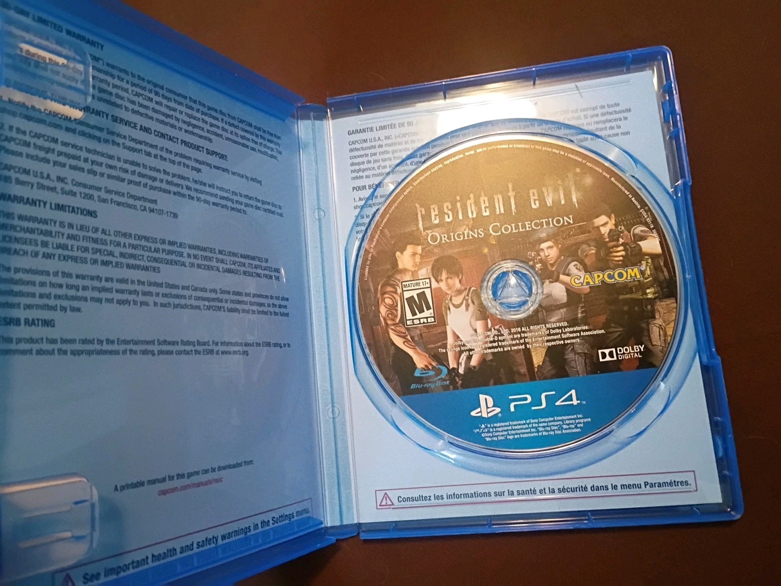 Resident Evil Origins Collection (PlayStation 4, 2016)