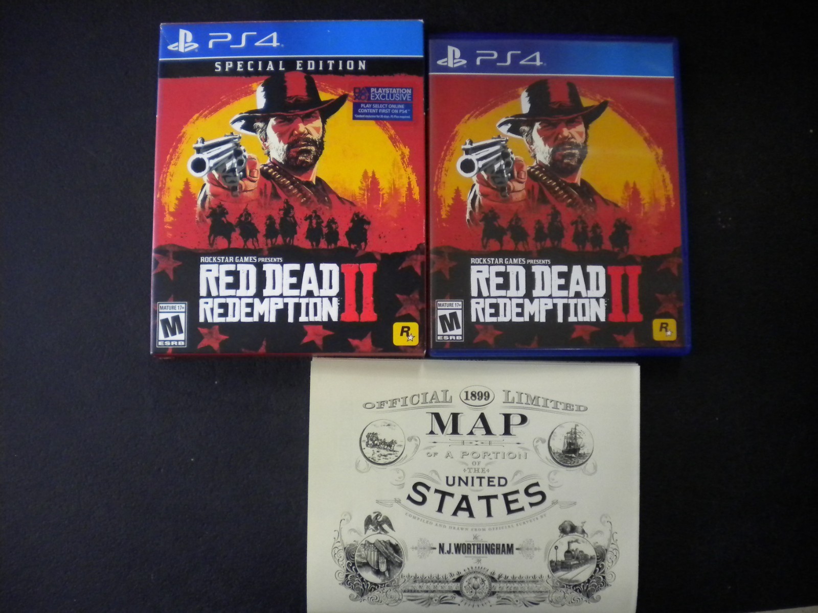 Red Dead Redemption 2 – Special Edition – Sony PlayStation 4 PS4 CIB Codes Maps