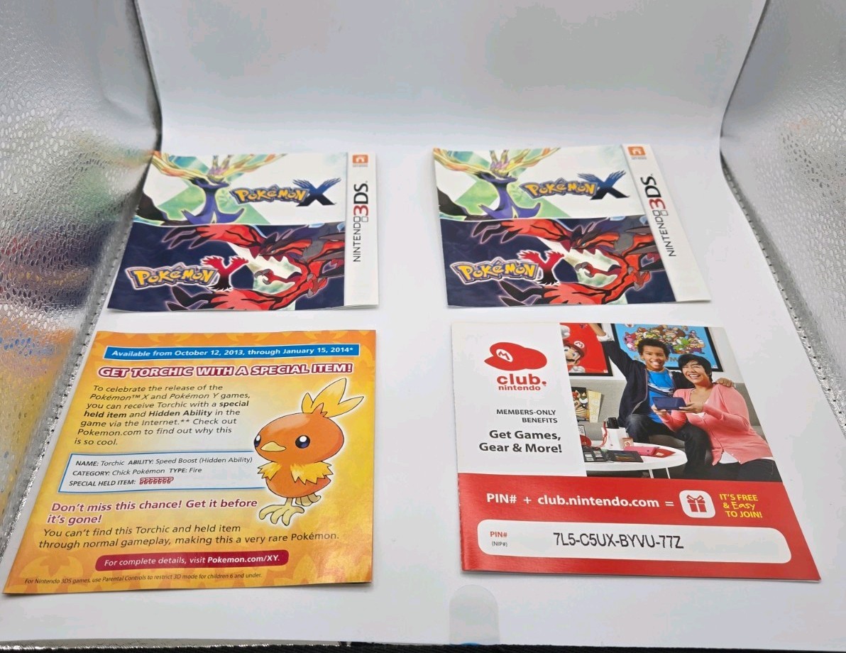 Pokemon X (Nintendo 3DS, 2013) CIB