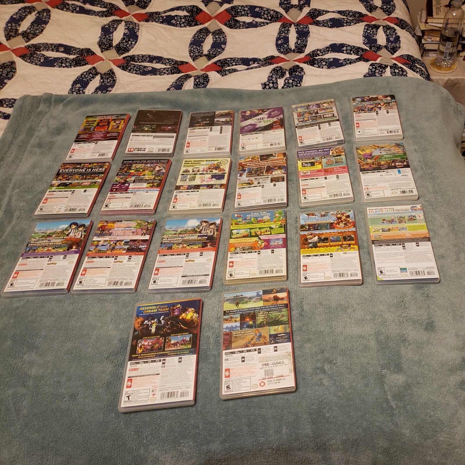 NO Games! Cases Only! Nintendo Switch Game Cases Lot of 20 – Super Mario Deluxe