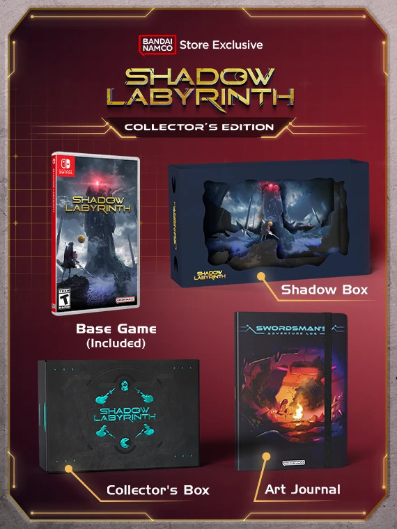 Shadow Labyrinth Collector’s Edition Nintendo Switch w/ Physical Disc New