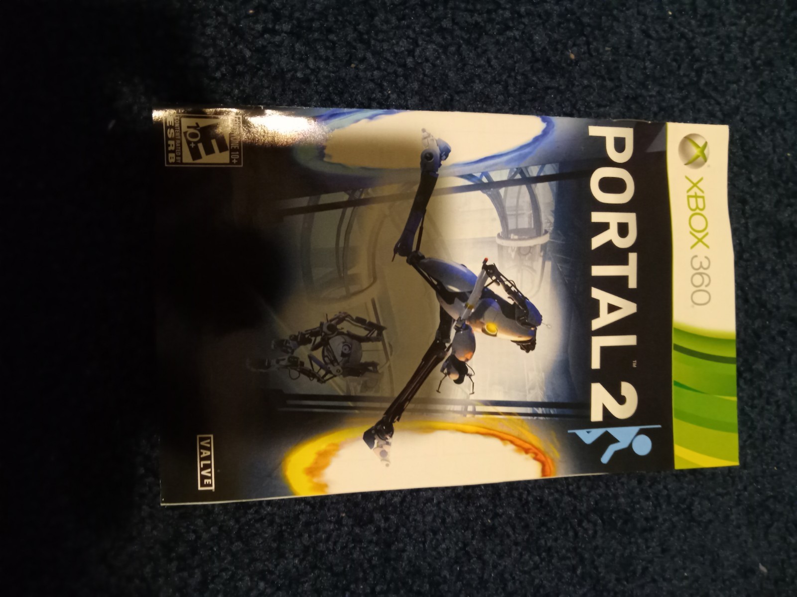 CIB Portal 2 For Xbox 360 (Includes Disc, Game, And Manual; Tested And Works)