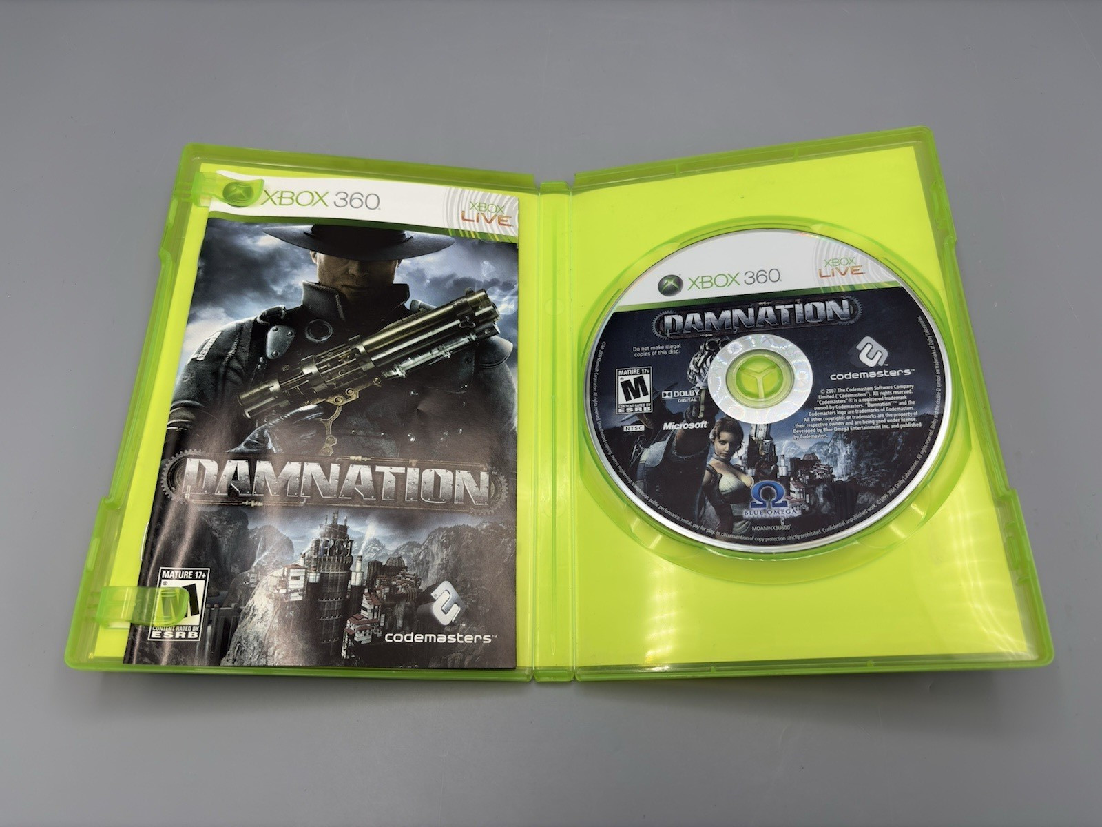 Xbox 360 (2008) Damnation *Pre Owned* FREE SHIPPING
