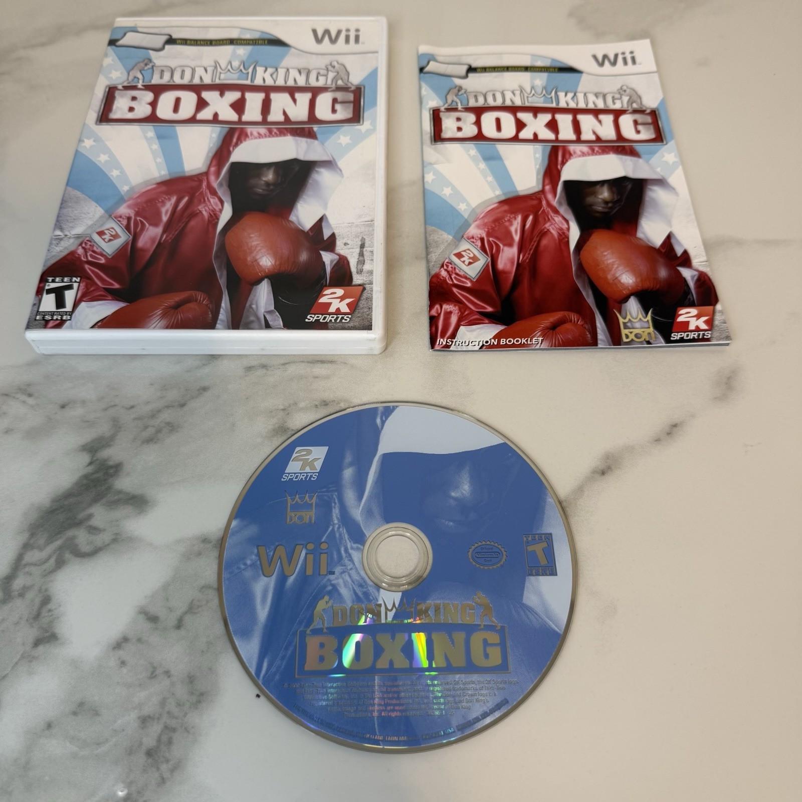 Don King Boxing (Nintendo Wii) CIB Complete TESTED