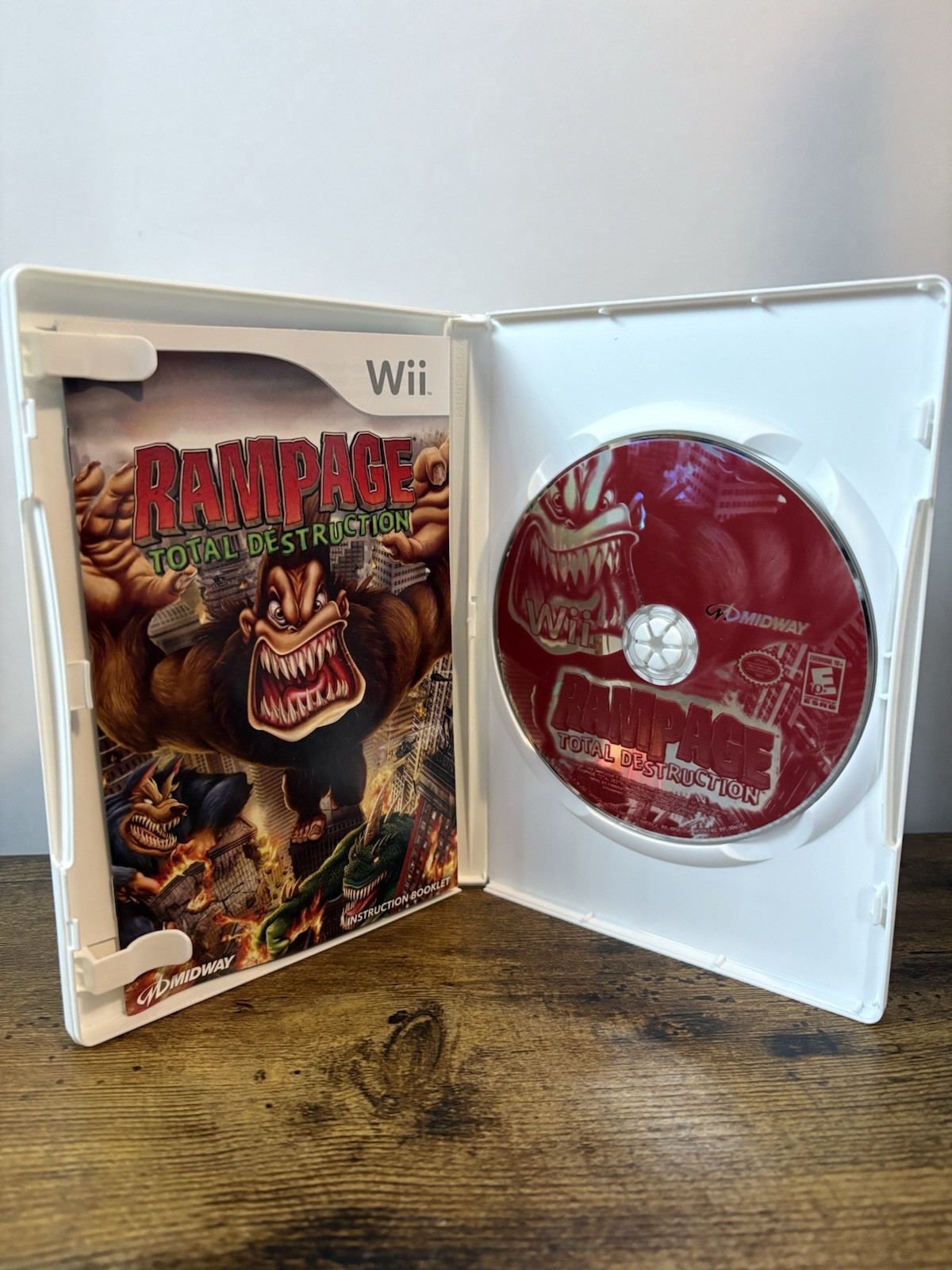 Rampage Total Destruction CIB Complete W/ Manual – Nintendo Wii