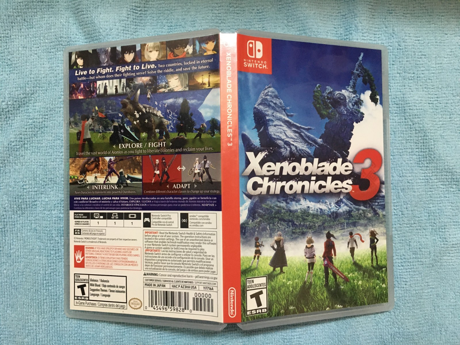 Xenoblade Chronicles 1 Definitive Edition 2 3 Nintendo Switch CIB Bundle Lot