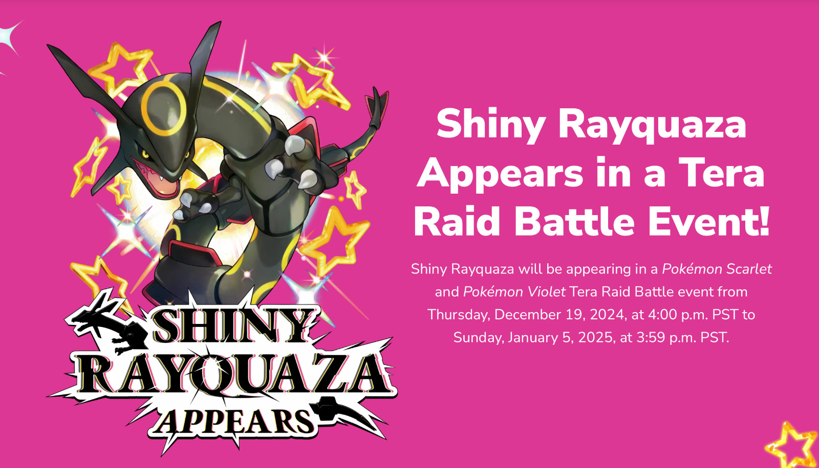 ✨ SHINY RAYQUAZA APPEARS! ✨ Event Exclusive Untouched ✨ Pokemon Scarlet & Violet