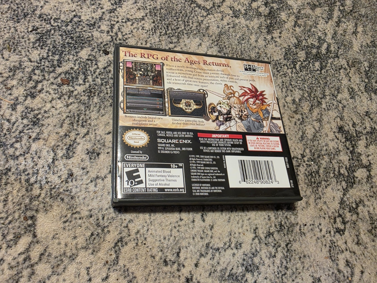 Chrono Trigger (NINTENDO DS, 2008) CIB