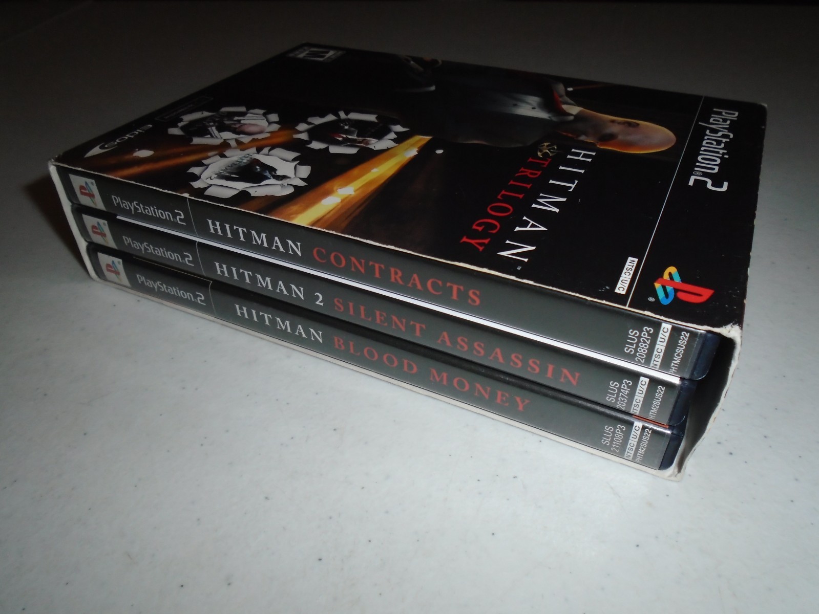 Hitman Trilogy 1 2 3 – Contracts, Silent Assassin, & Blood Money ☆☆ PS2