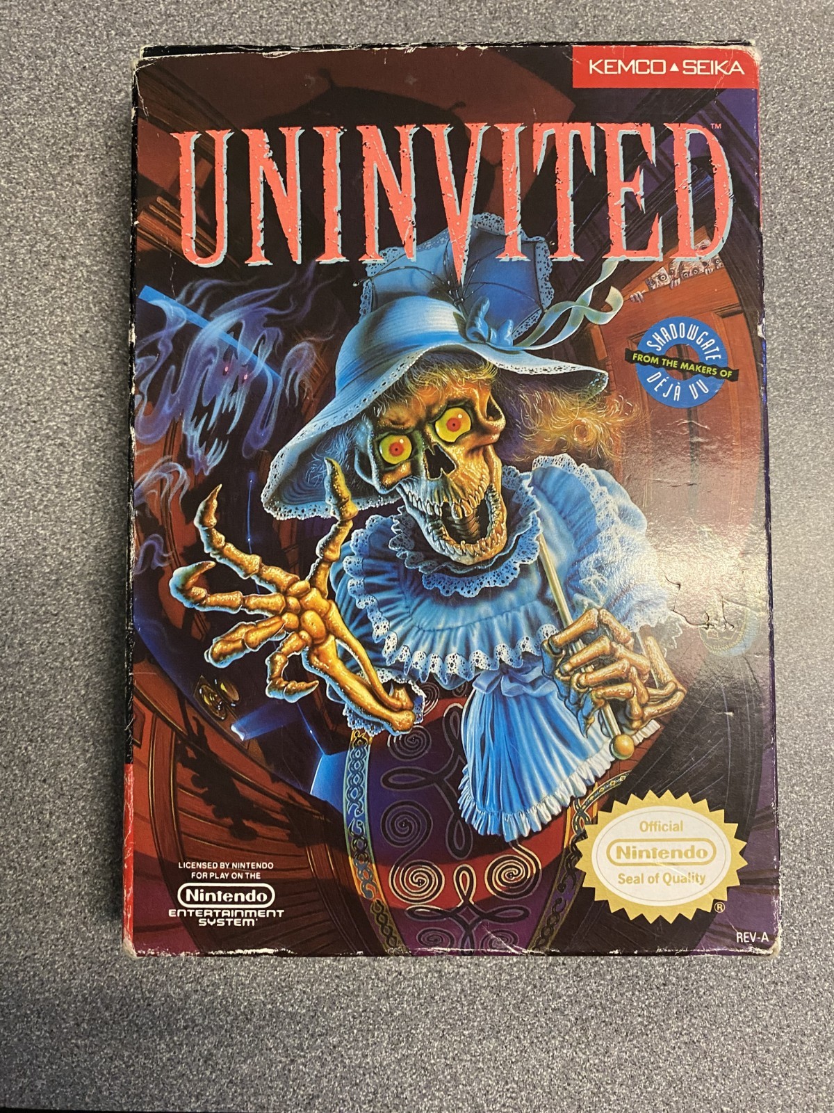 CIB Uninvited (Nintendo Entertainment System, 1991) Very Good Condition