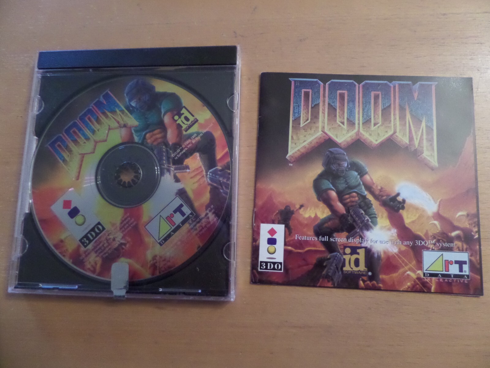 DOOM (Panasonic 3DO) MINT DISC + Small Manual 3do