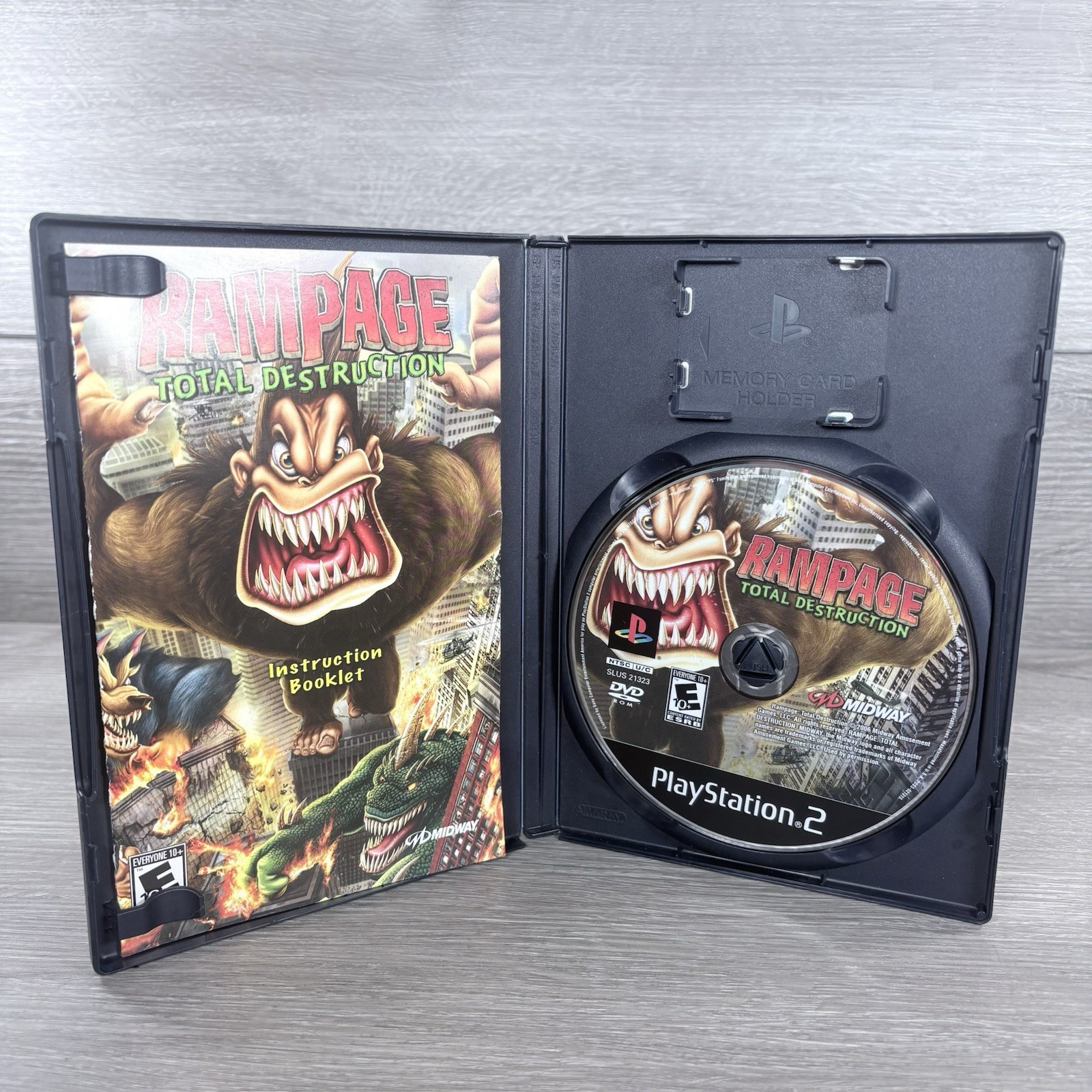 Rampage Total Destruction – PS2 Playstation 2 – Complete W/Manual