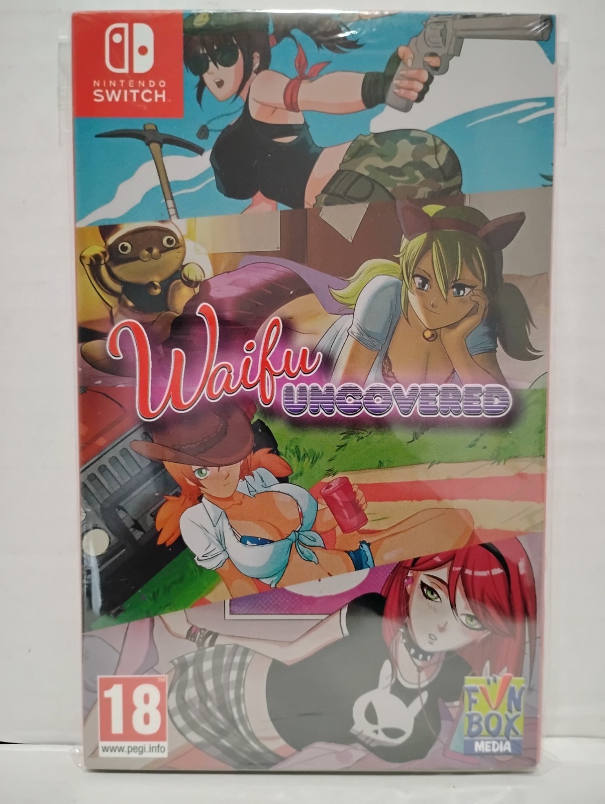Waifu Uncovered Nintendo Switch Funbox Media Shoot ‘em Up PEGI 18 Coop
