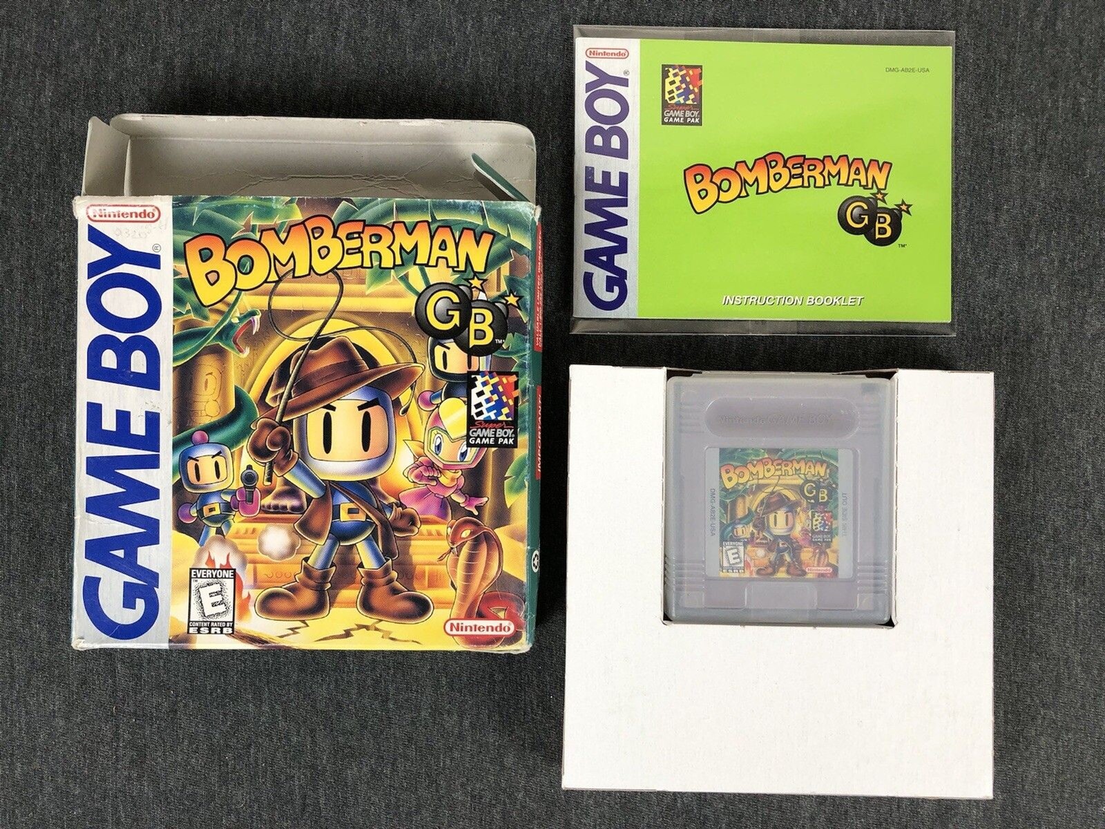 Bomberman GB – Gameboy Nintendo – CIB – Box Manual Game Tray – Fair – SAFE SHIP!