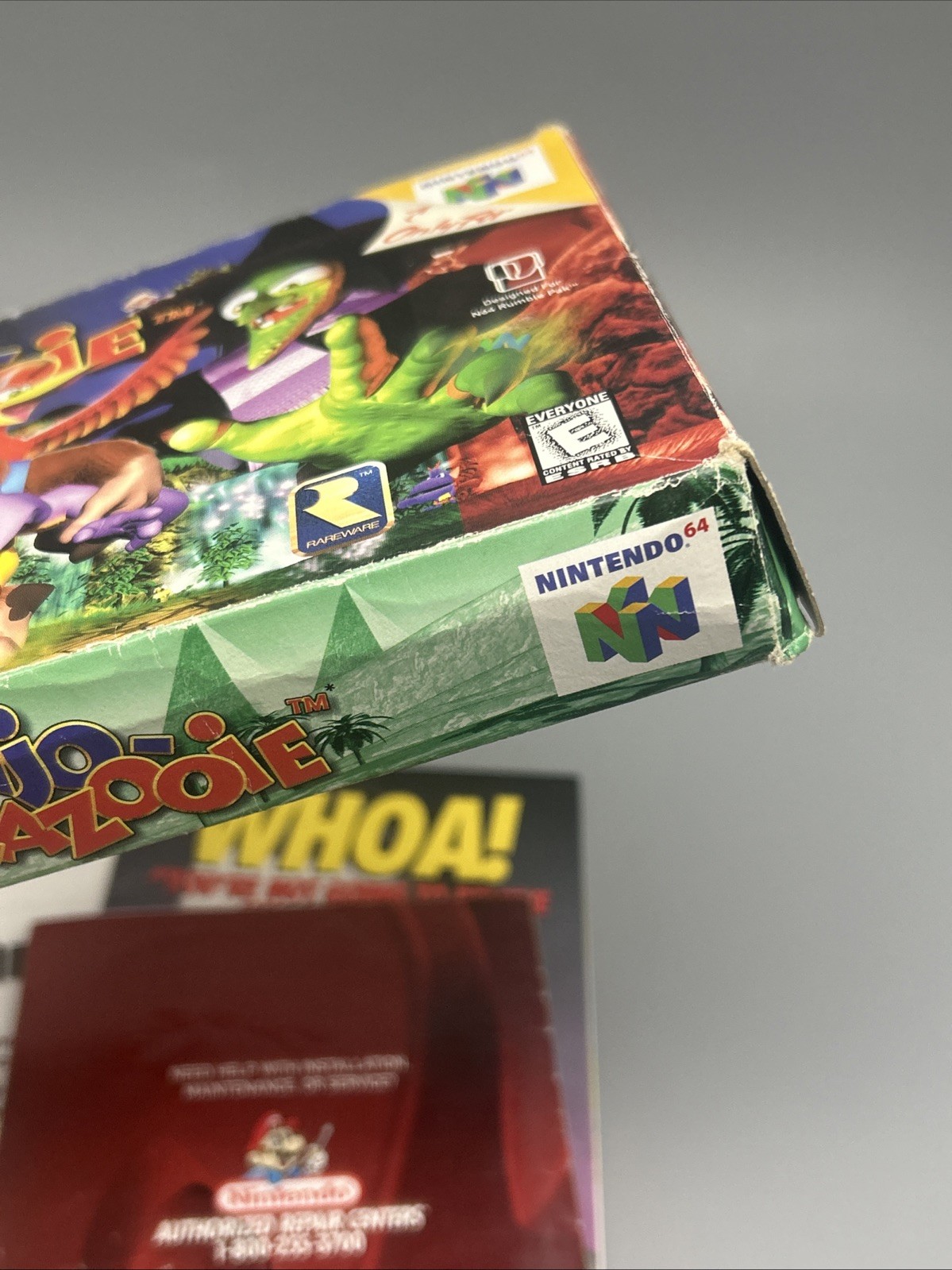 Banjo-Kazooie (Nintendo 64 N64) Complete in Box CIB W/Manual Authentic Tested