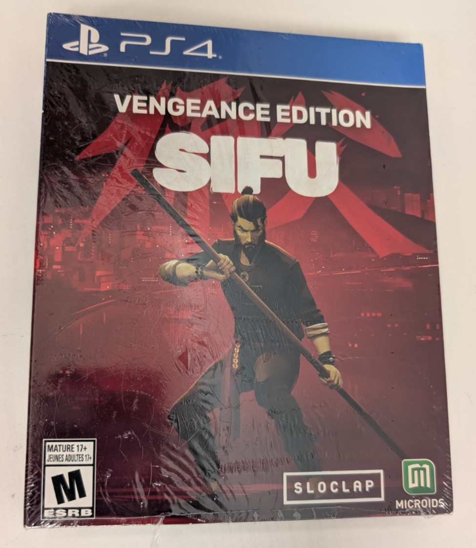 Sifu Vengeance Edition Sony PlayStation 4 PS4 Factory Sealed Read
