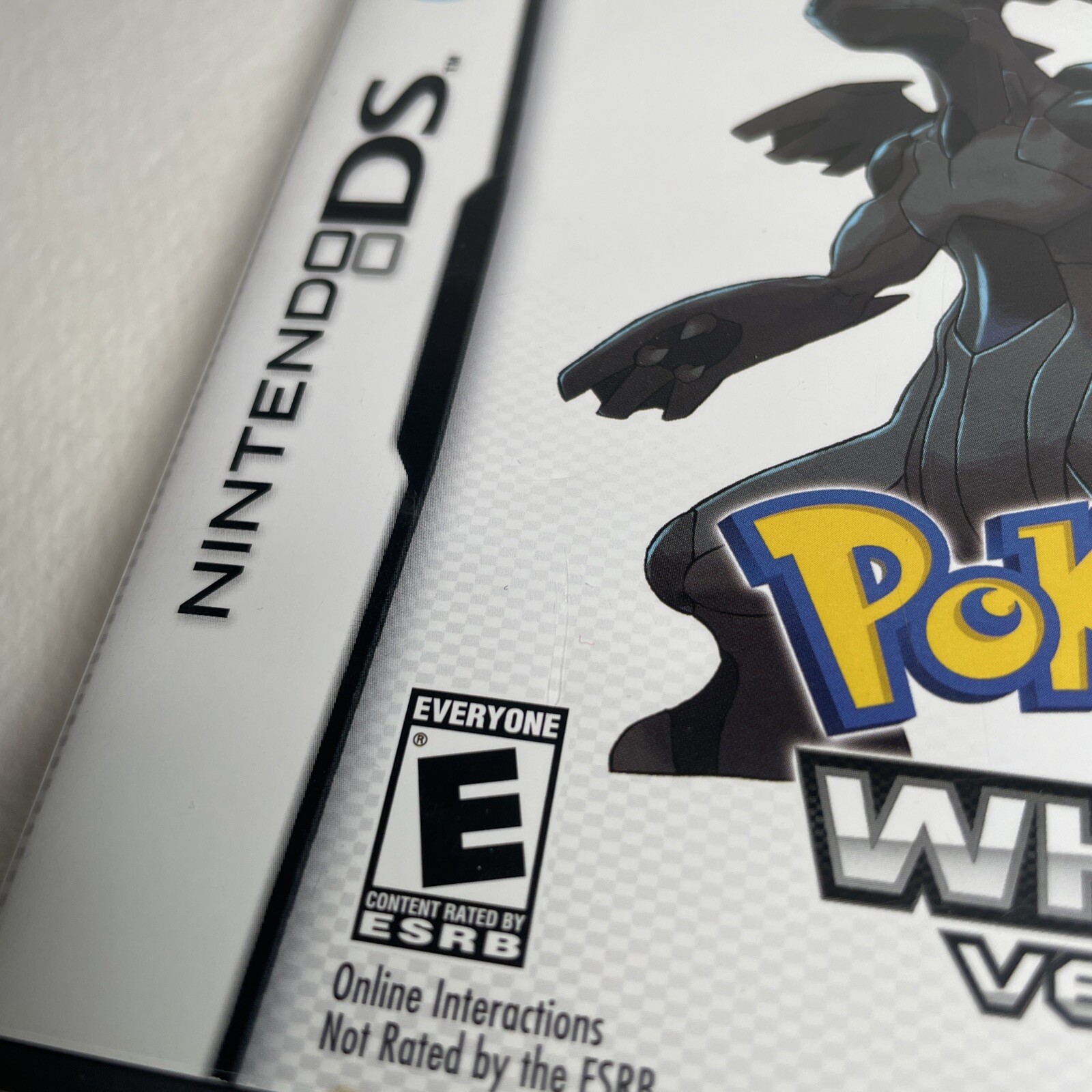 Nintendo DS: Pokemon White Version Empty Case & Manual Insert Only – No Game