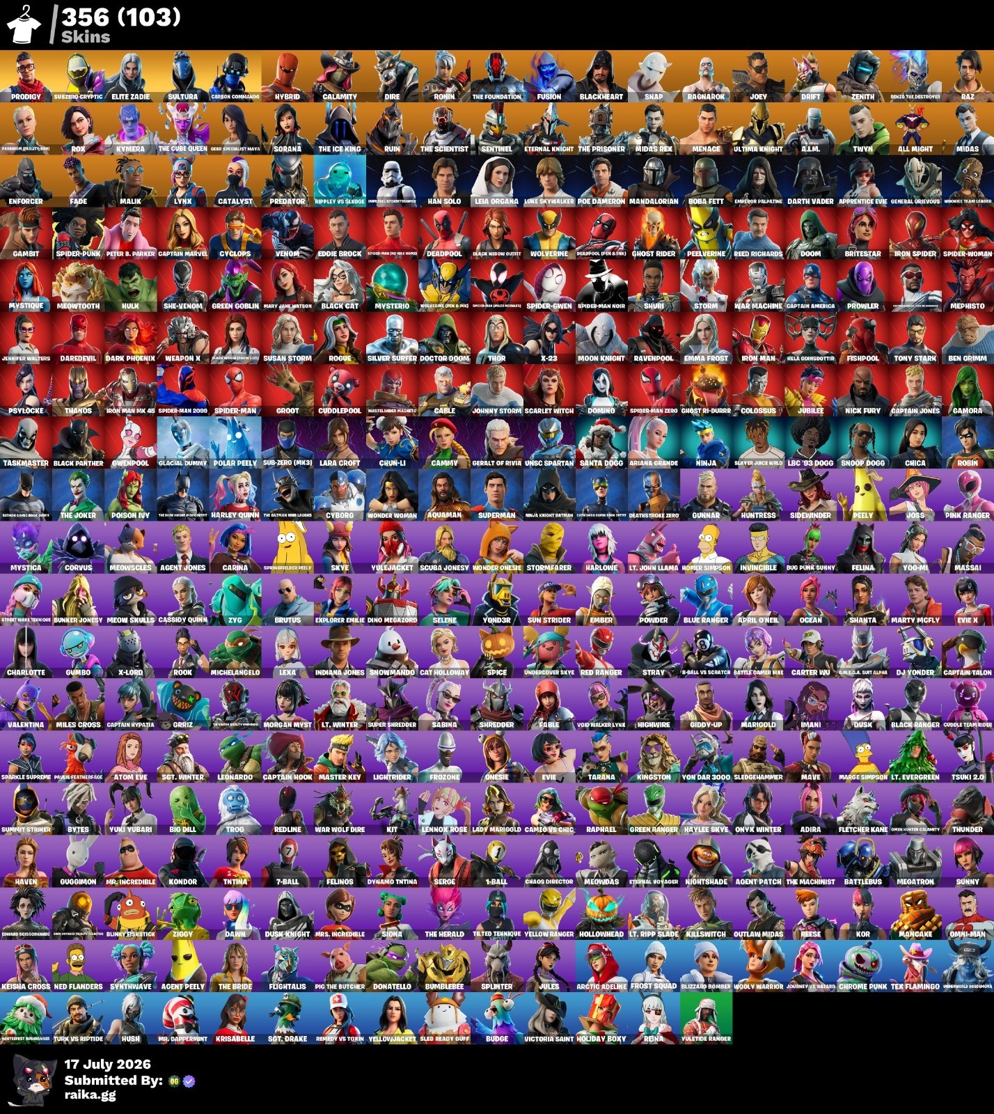 🔥356 Set: Marvel Pack, SpiderMan,DC, Deadpool,Drift, Catalyst, Lara Croft,Midas