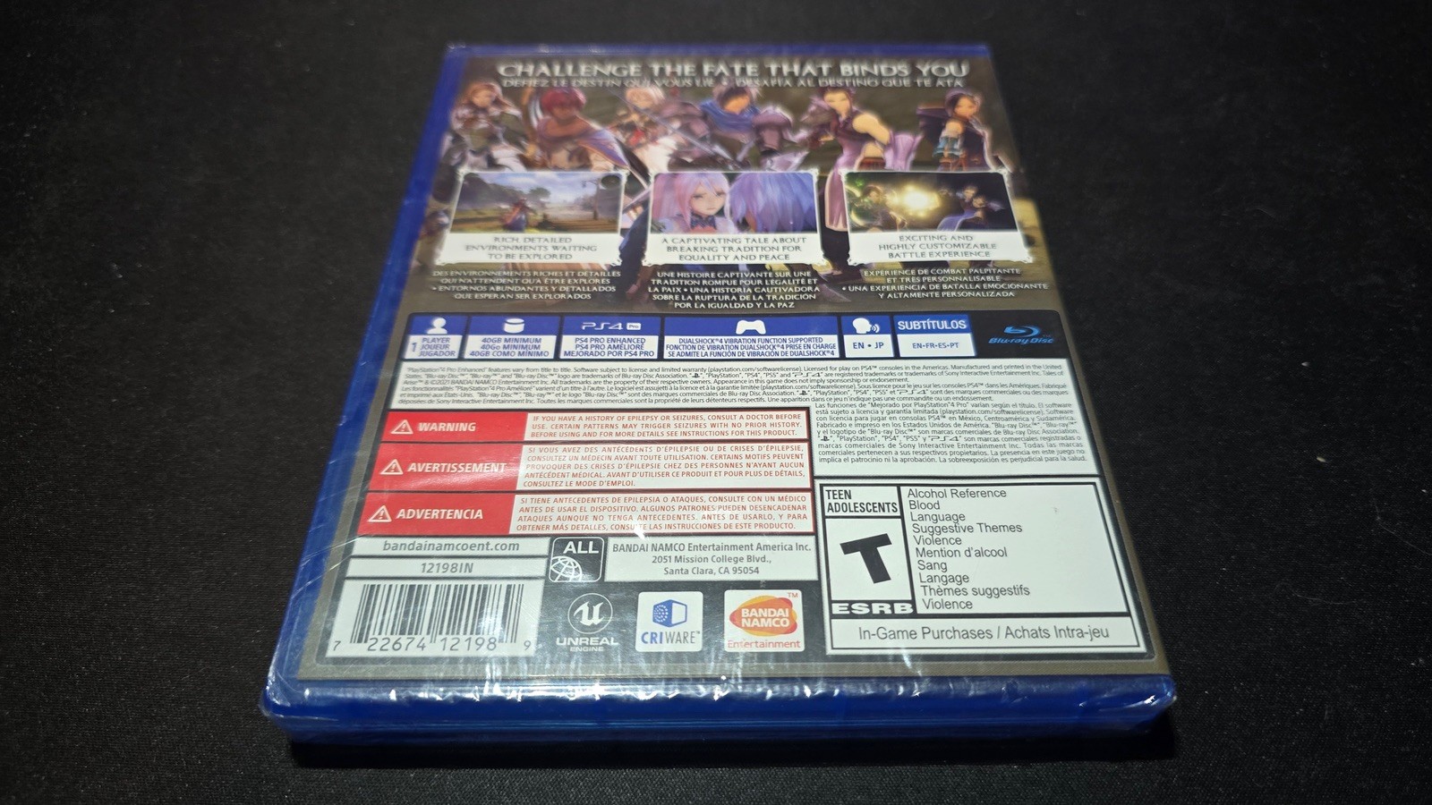 Tales of Arise Blue Label Bandai Namco Sony Playstation 4 PS4 Brand New Sealed!