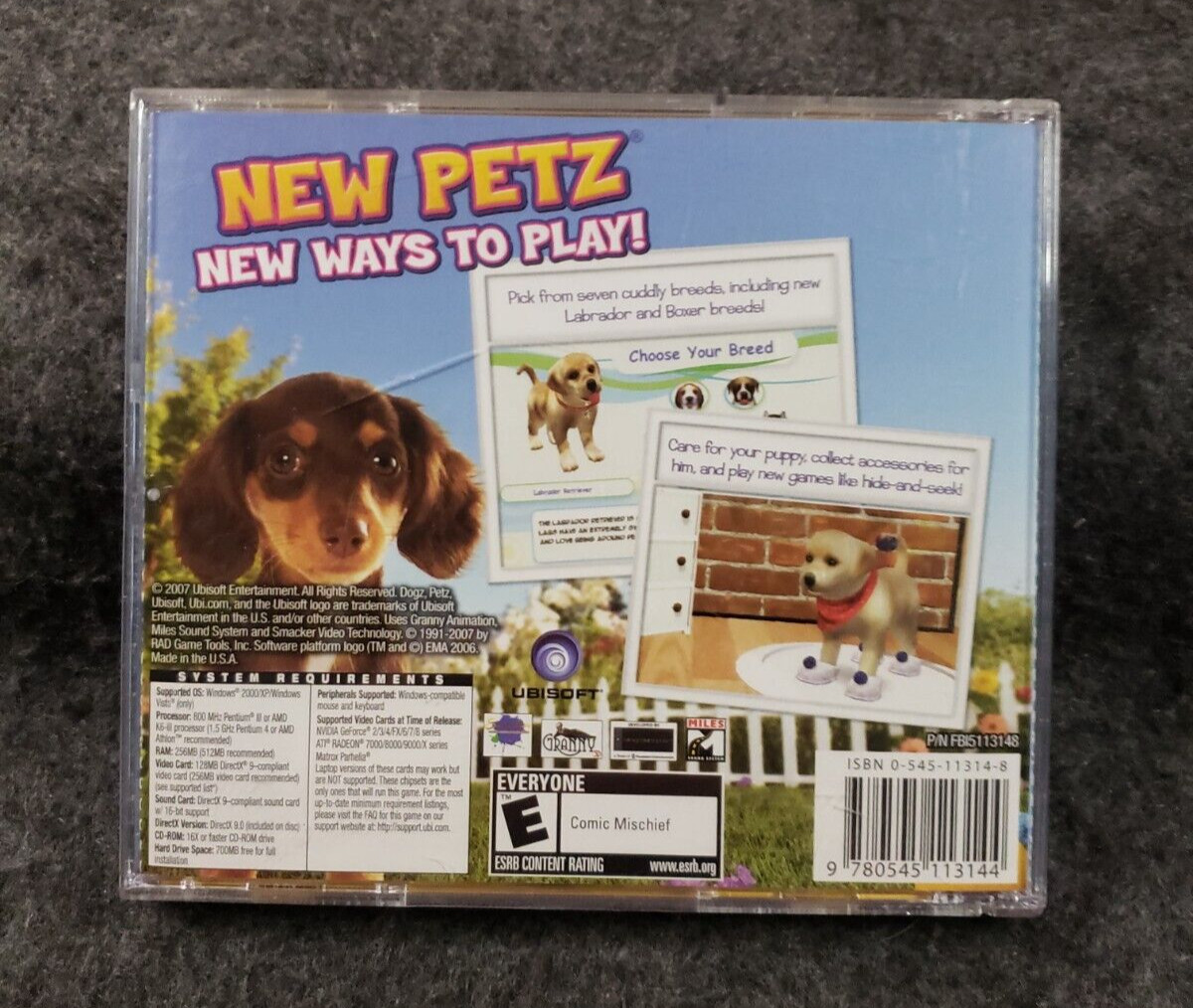 Petz Dogz 2 (PC, 2007) Simulation- Computer Game-Dogz Series Everyone….. (SB4)