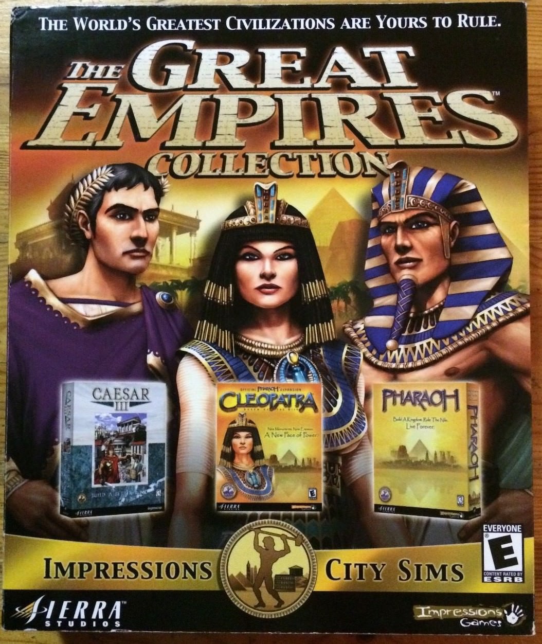 Great Empires Collection 2000 PC Game Sierra