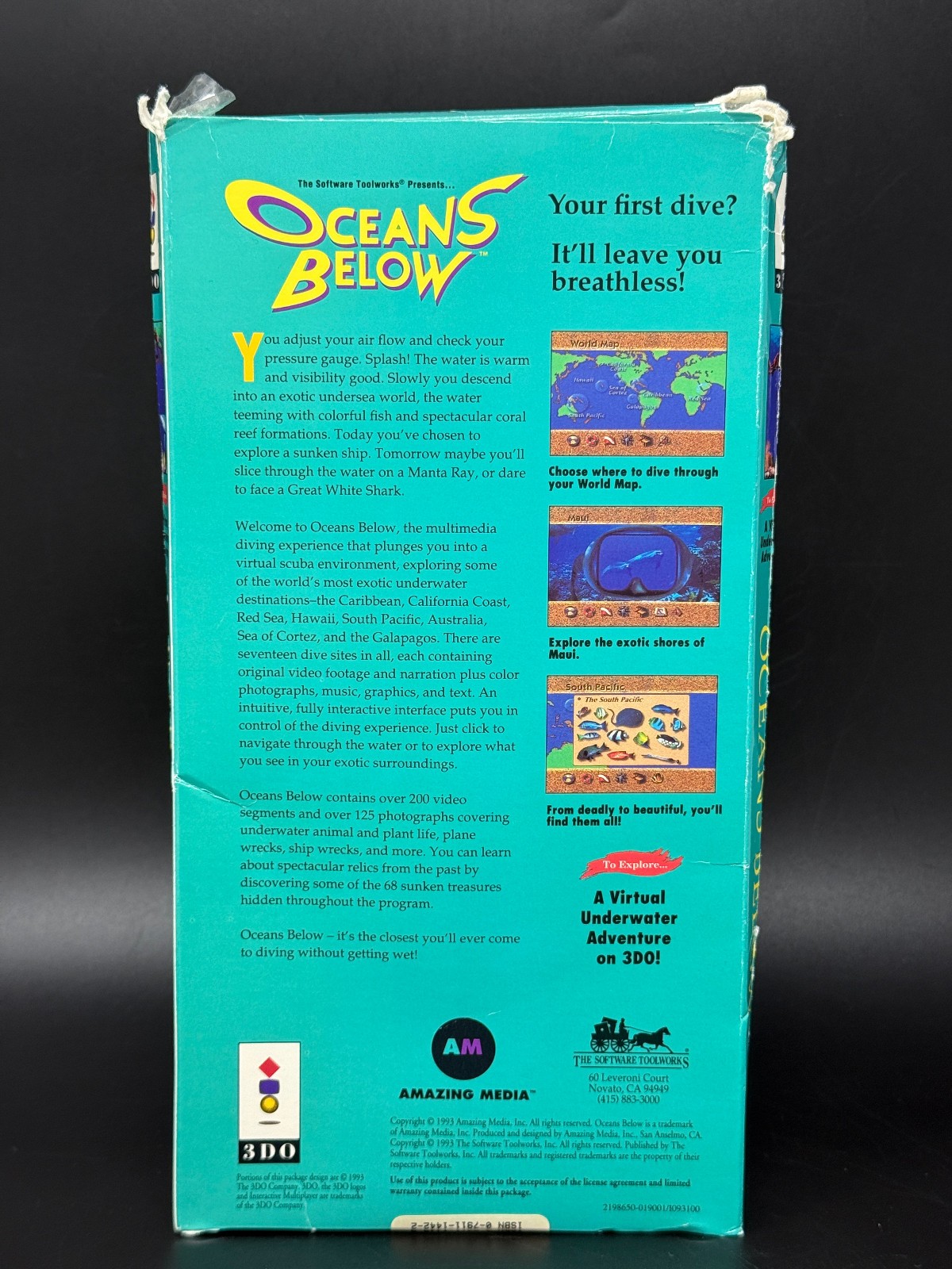 Oceans Below (3DO) *CIB IN LONG BOX – TESTED*