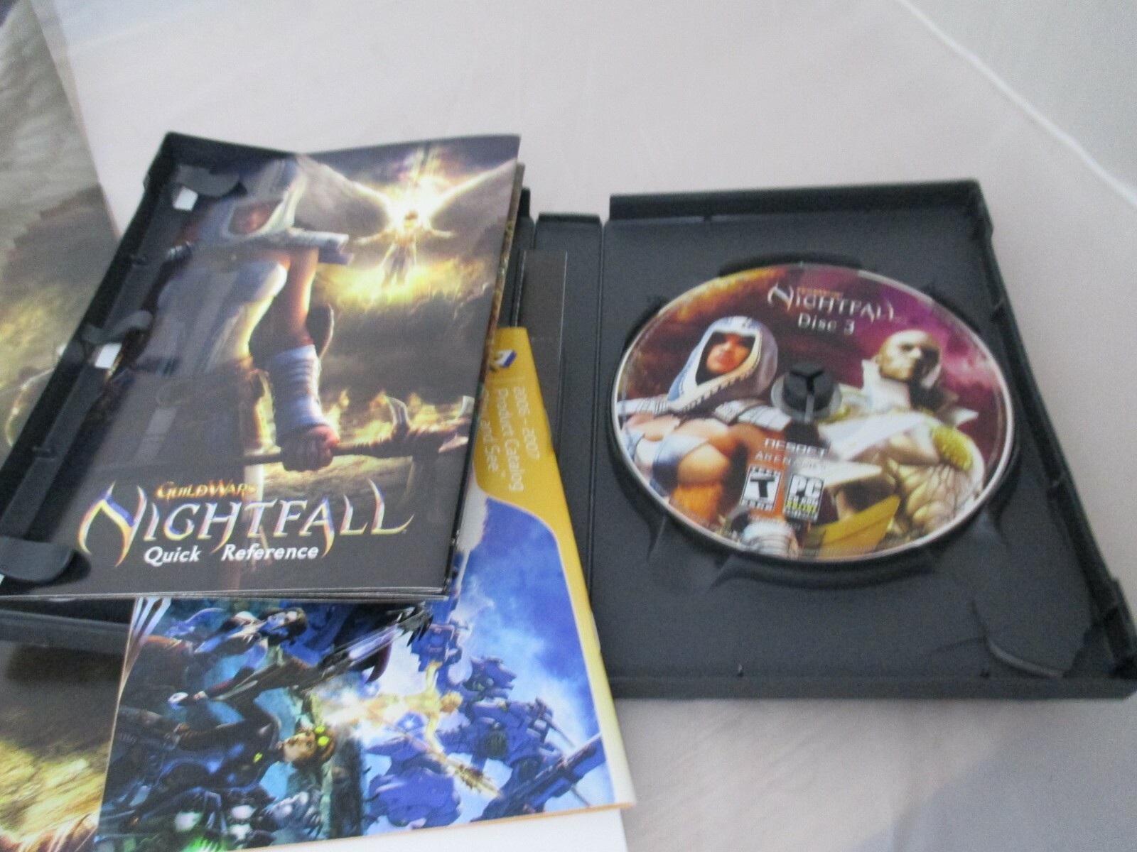 Guild Wars: Nightfall – PC CD ROM COMPLETE with Poster! 3 Discs