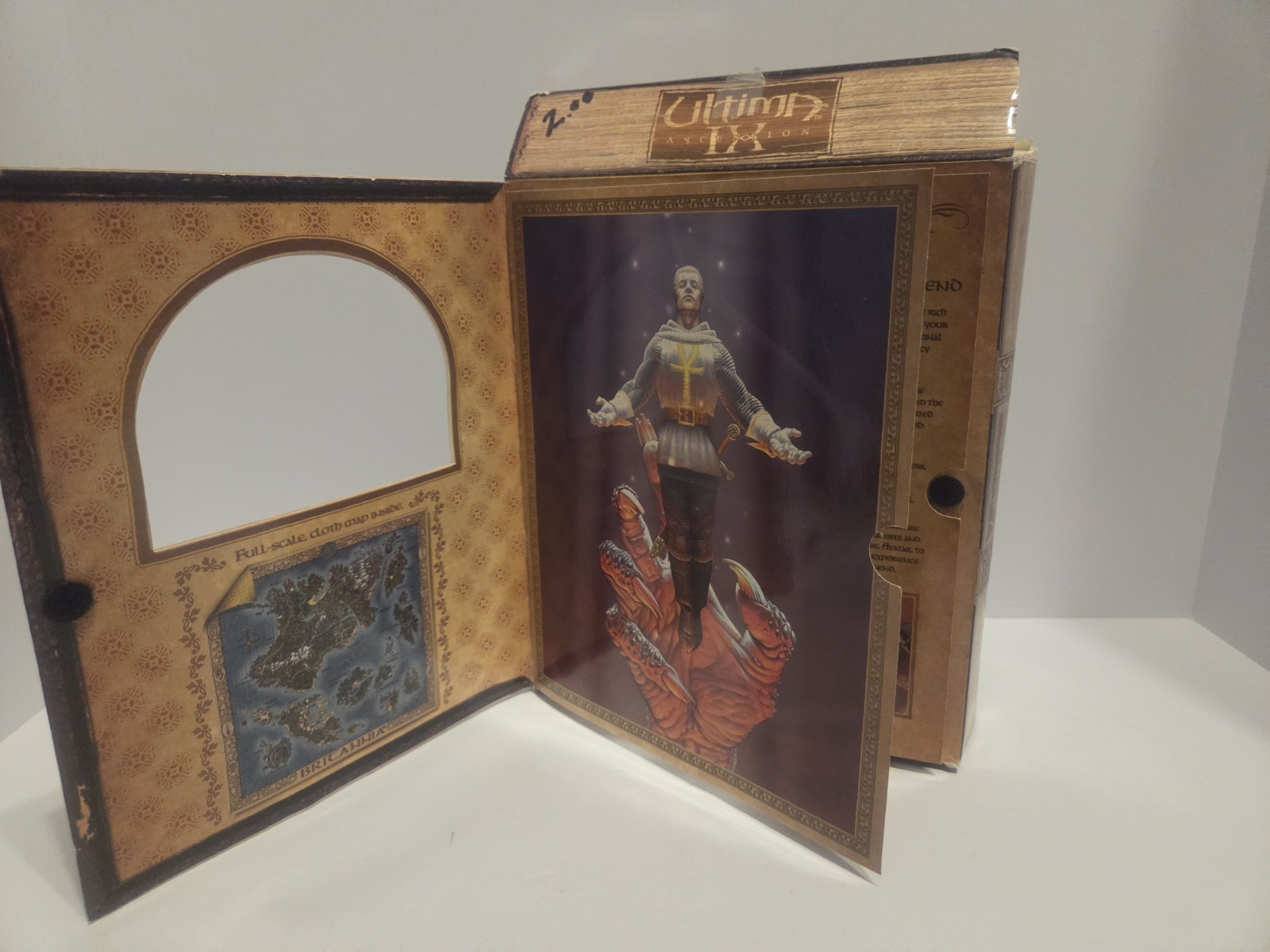 Origin Ultima IX: Ascension Limited Edition PC Manual Cloth Map Ultima Series