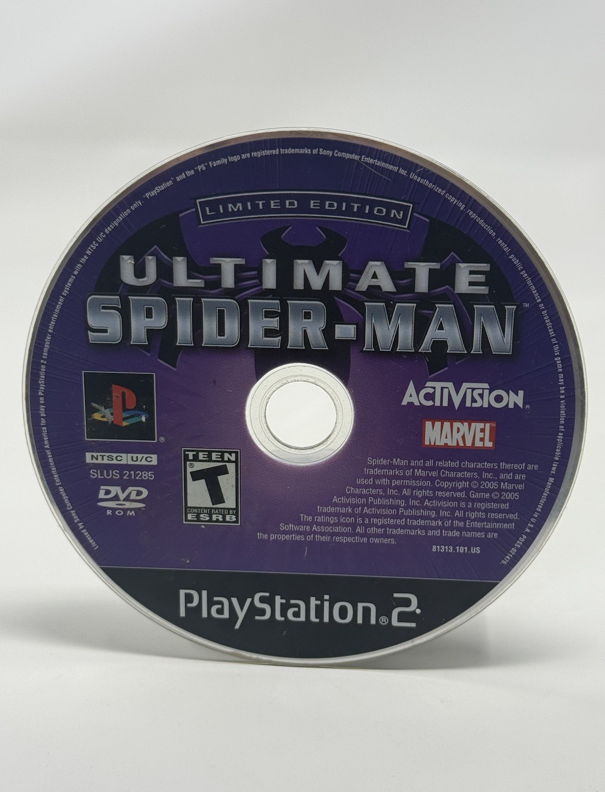 Ultimate Spider-Man Limited Edition PS2 PlayStation 2 Pristine Disc Only Tested