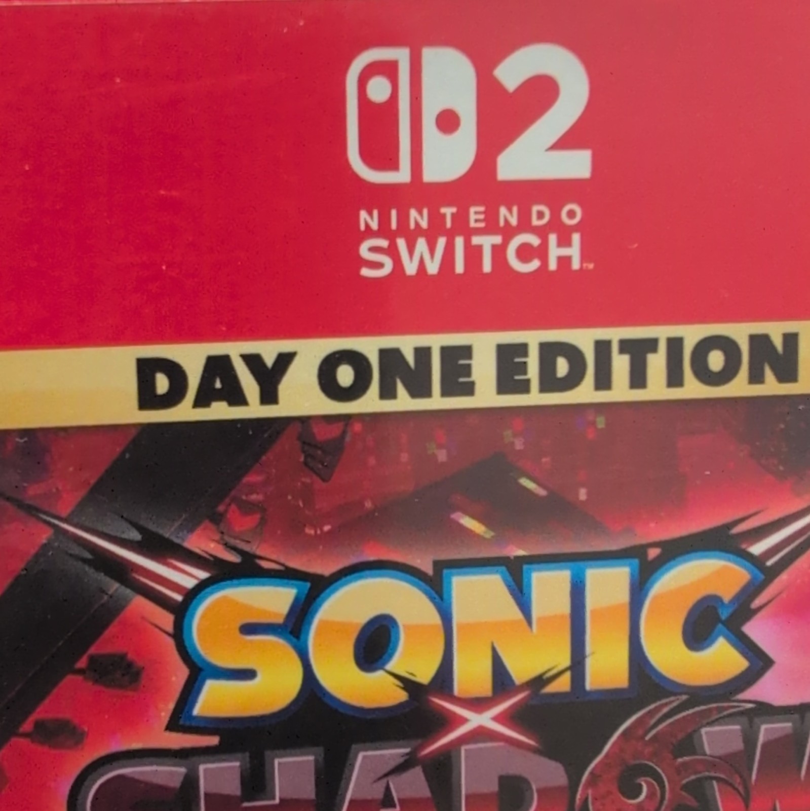 SEGA Sonic X Shadow Generations Day One Game-Key Card Switch 2 journal With book