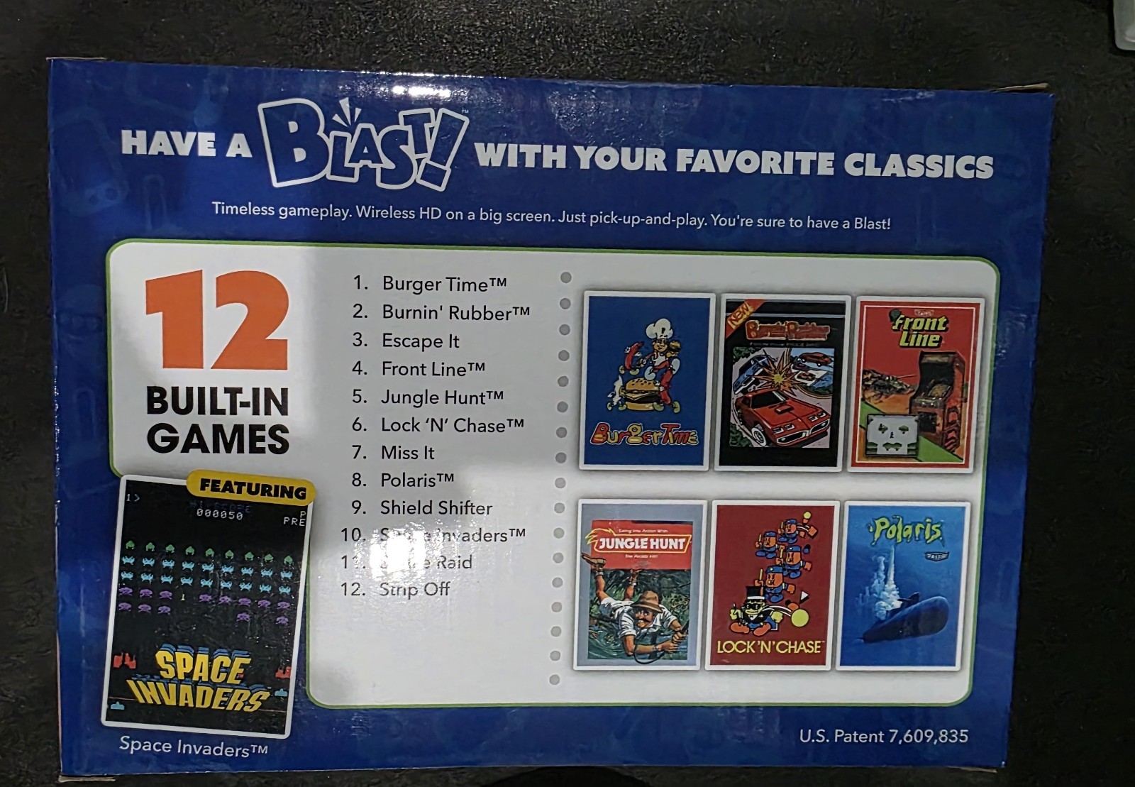 Legends Flashback Blast! Space Invaders & 12 More! Wireless HDMI Dongle – New