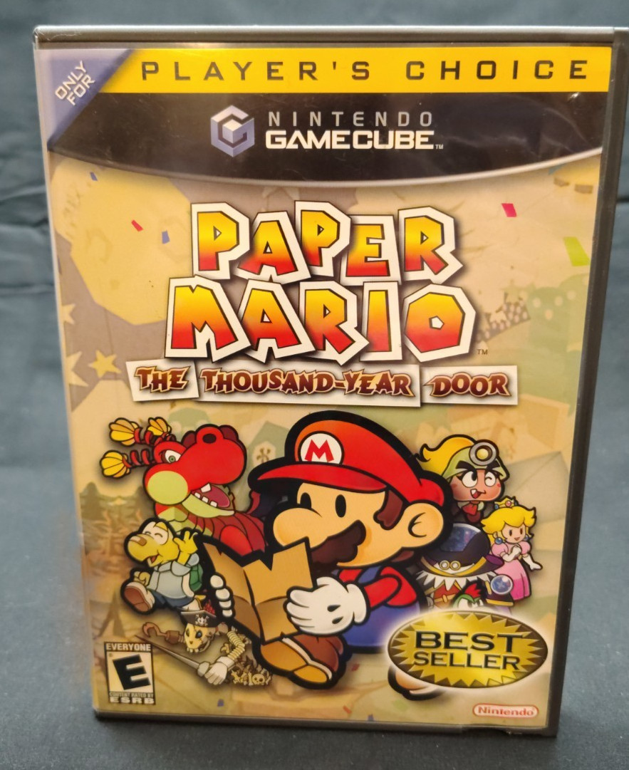 Paper Mario Thousand-Year Door (GameCube) Player’s Choice No Manual