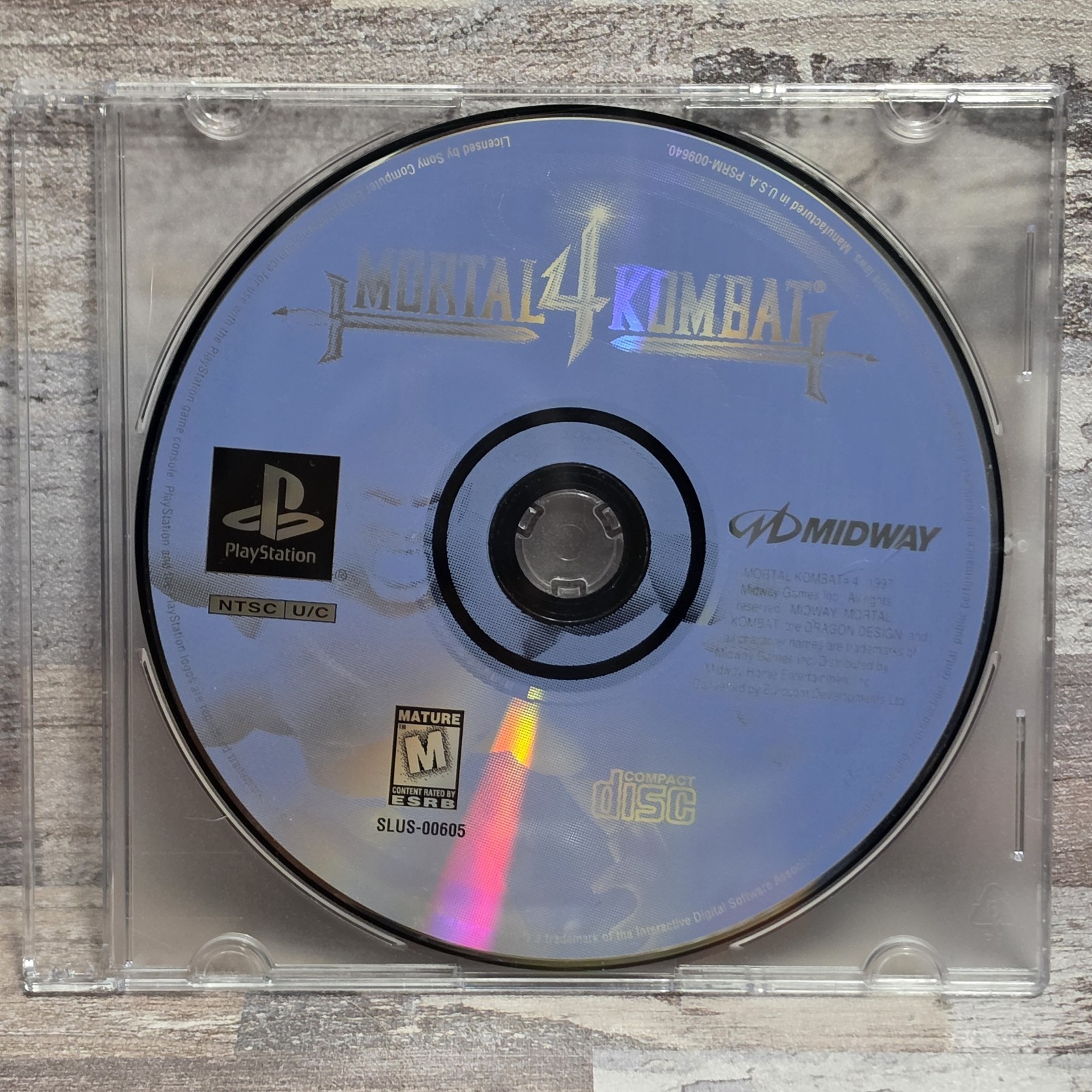 Mortal Kombat 4 – Sony PS1 – Disc Only – Tested & Guaranteed