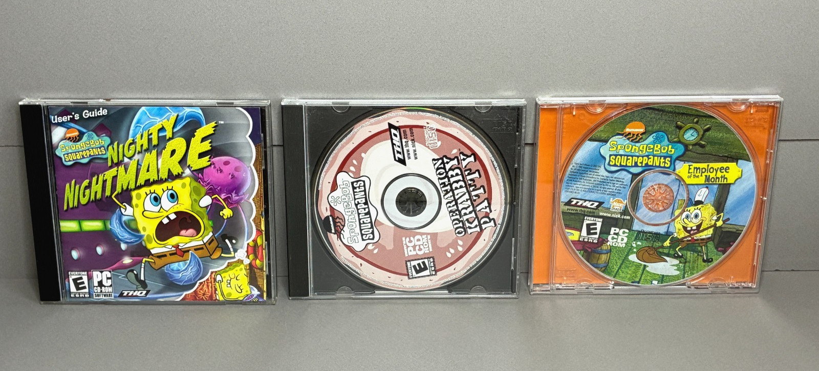 SPONGEBOB SQUAREPANTS (3) PC Games ~ Employee of the Month ~ Nighty Nightmare +1